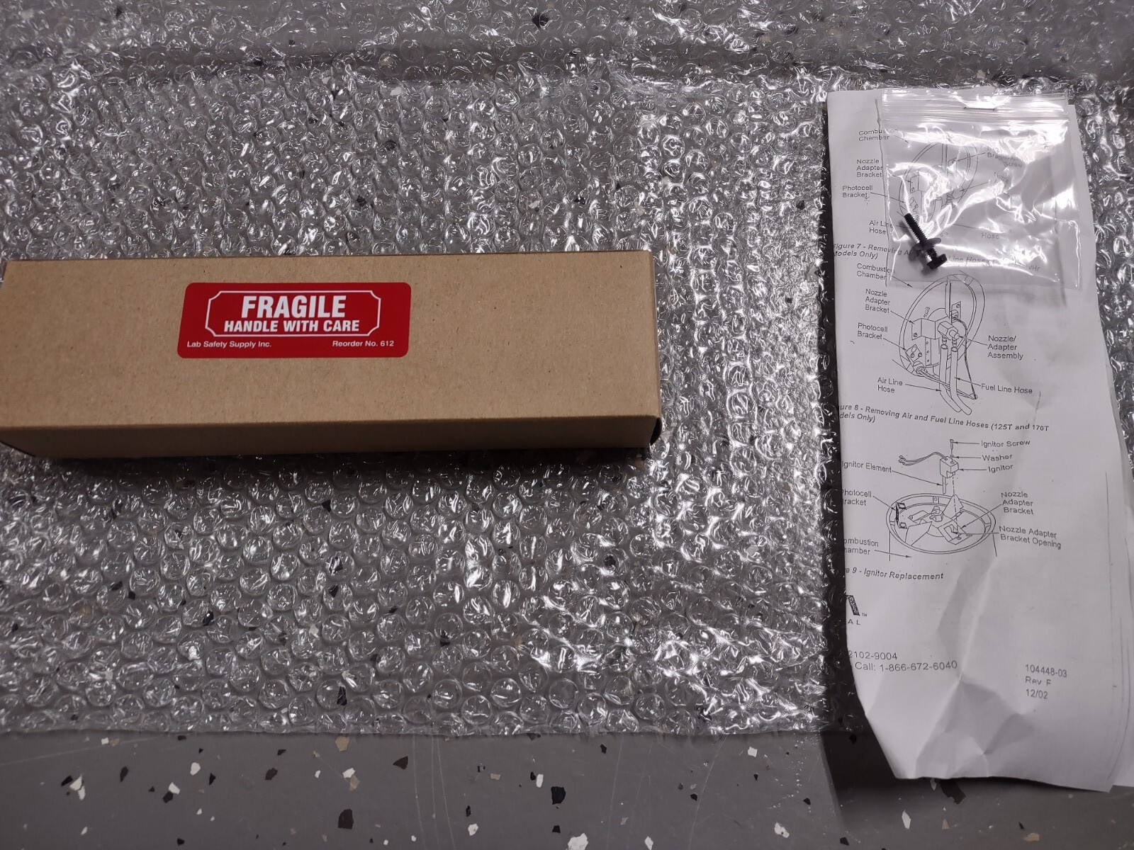 Lab Safety Supply 102337-04 Ignitor NIB