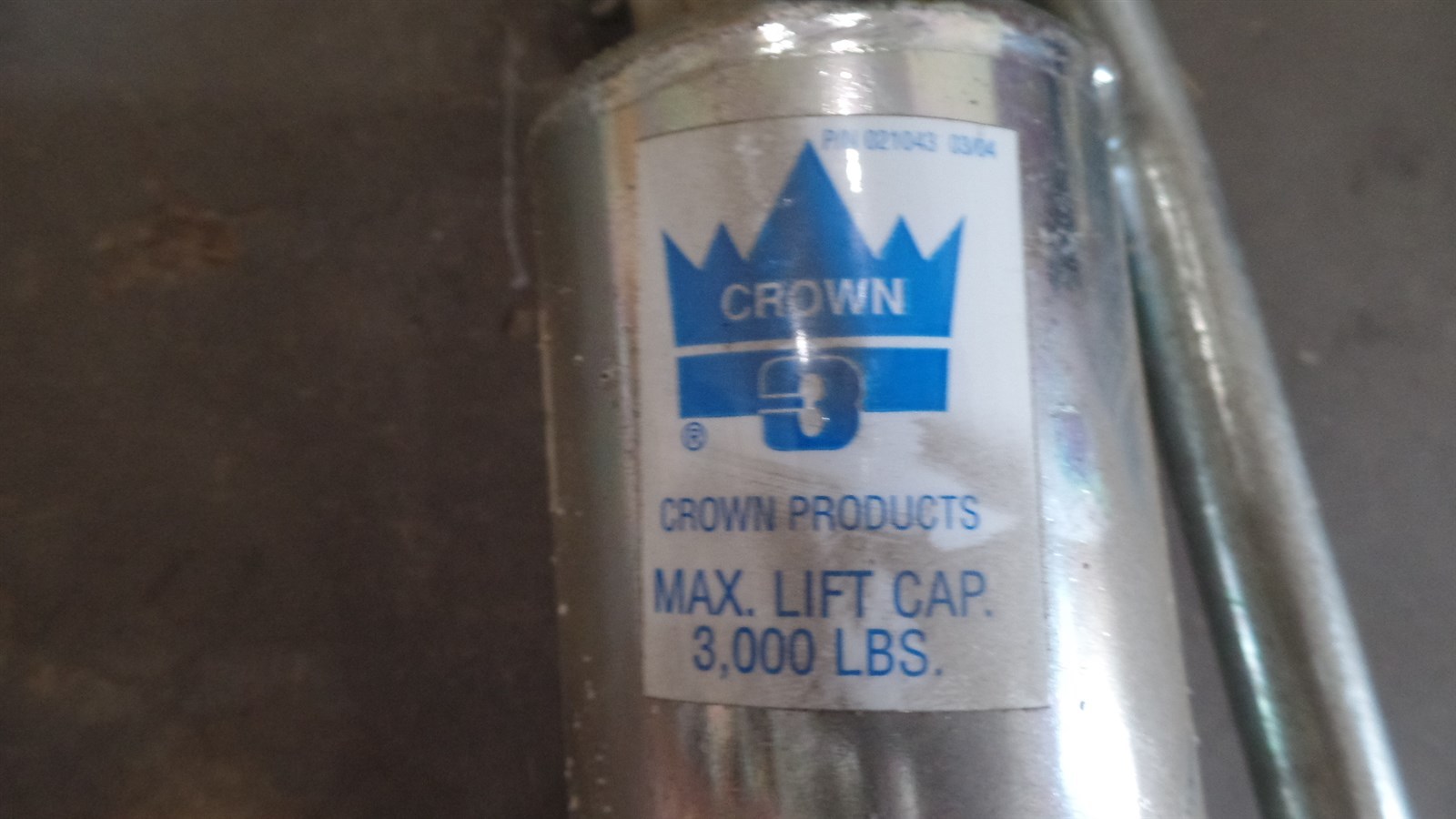 GENUINE CROWN 3 021043 TRAILER JACK ASSEMBLY, 3,000 LB MAX, 26M33, N.O.S