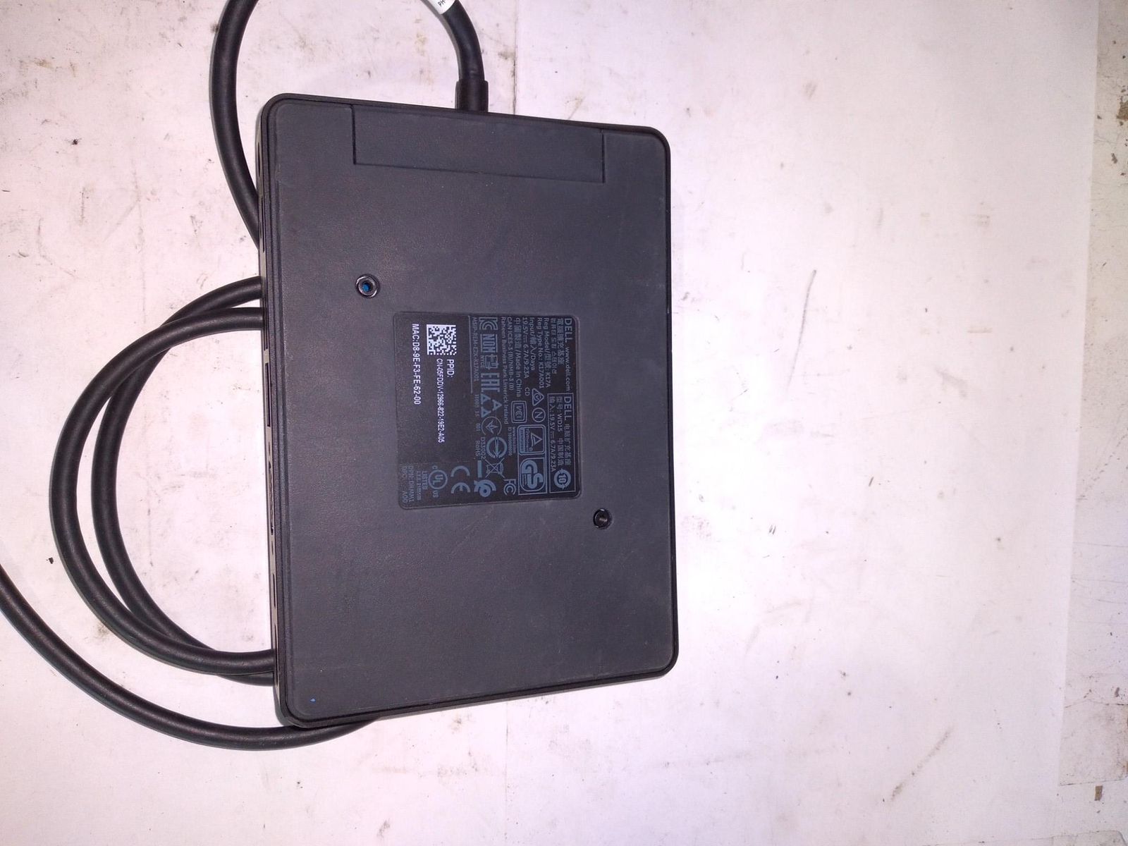DELL K17A001 19.5V 6.7-9.23A WD15 USB C