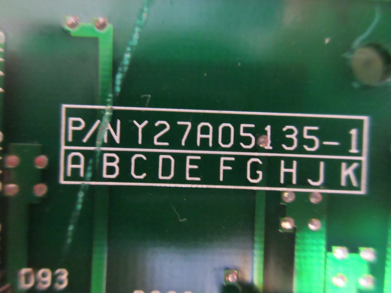 SHINKO CIRCUIT BOARD YEP-1239A P/N Y27A05135-1 CNC WARRANTY