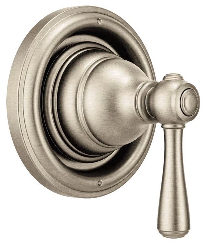Moen T4311BN Kingsley Single-Handle Transfer Valve Trim Kit in Brushed Nickel