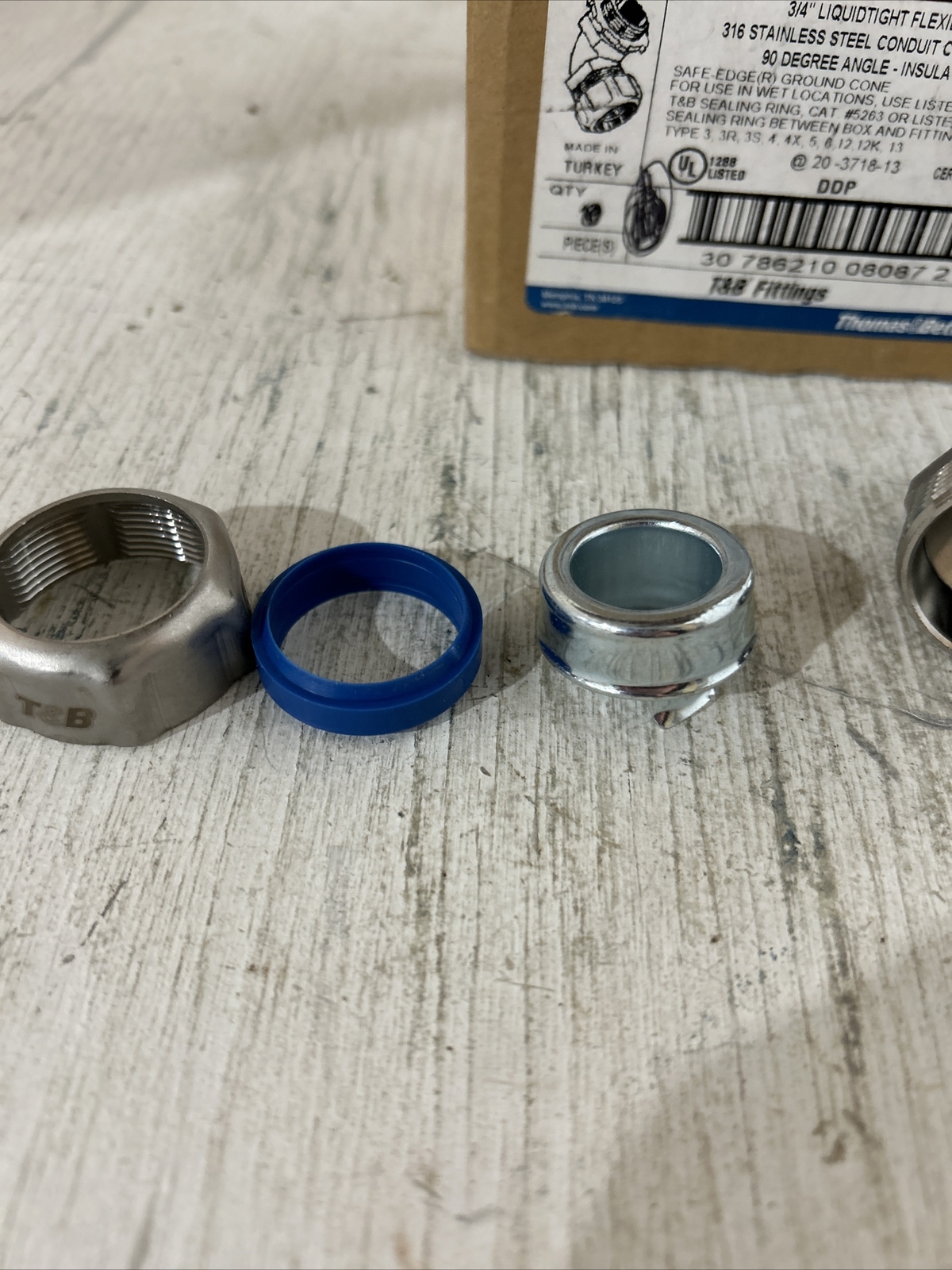 T&B 5353SST6 3/4″ 90 Deg 316 Stainless Steel Liquidtight Fitting (SP154)