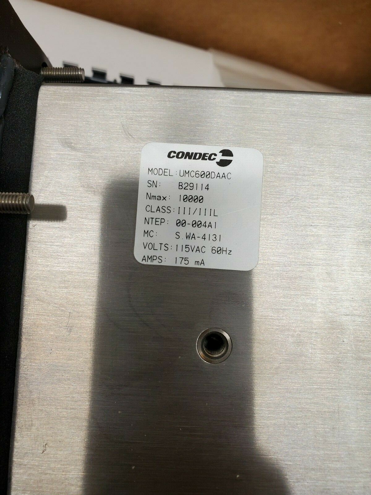 NEW OLD STOCK! CONDEC S.WA-4131 115VAC III/IIIL DIGITAL SCALE READOUT UMC600DAAC