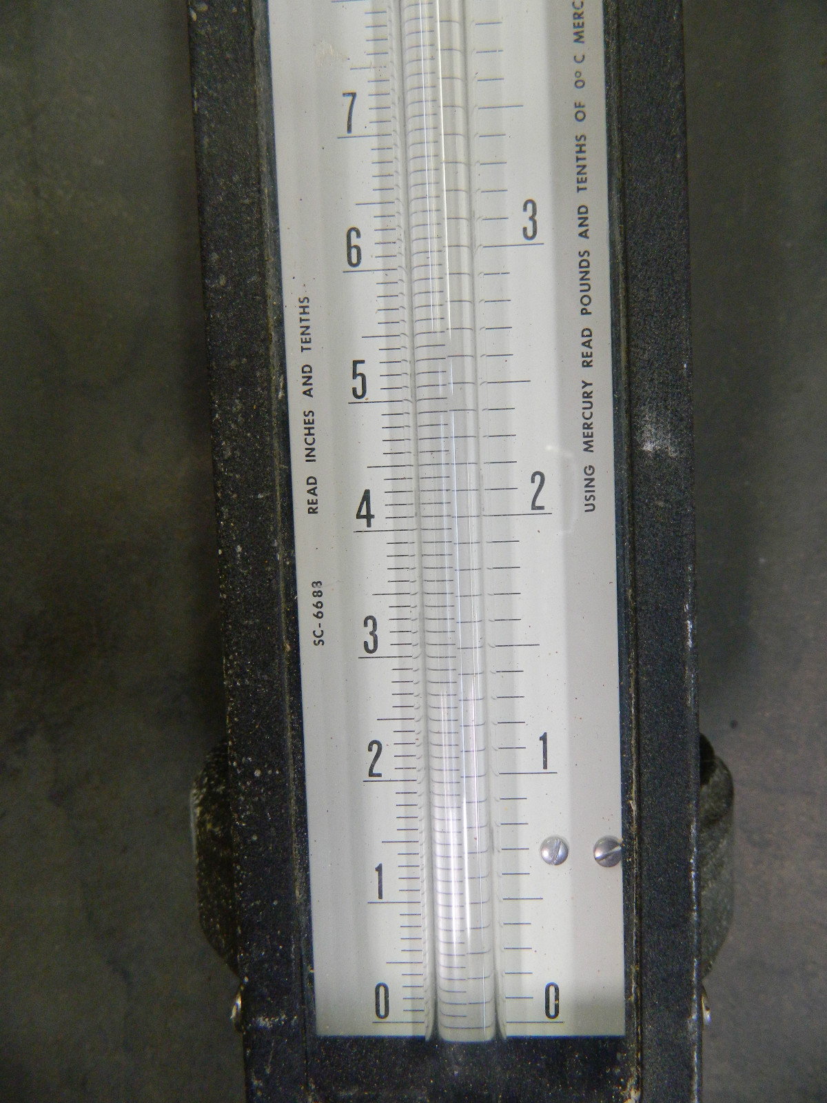 MERIAM INSTRUMENT 30EK10PTWM MANOMETER 30″ RANGE PRESSURE VACUUM TESTER METER