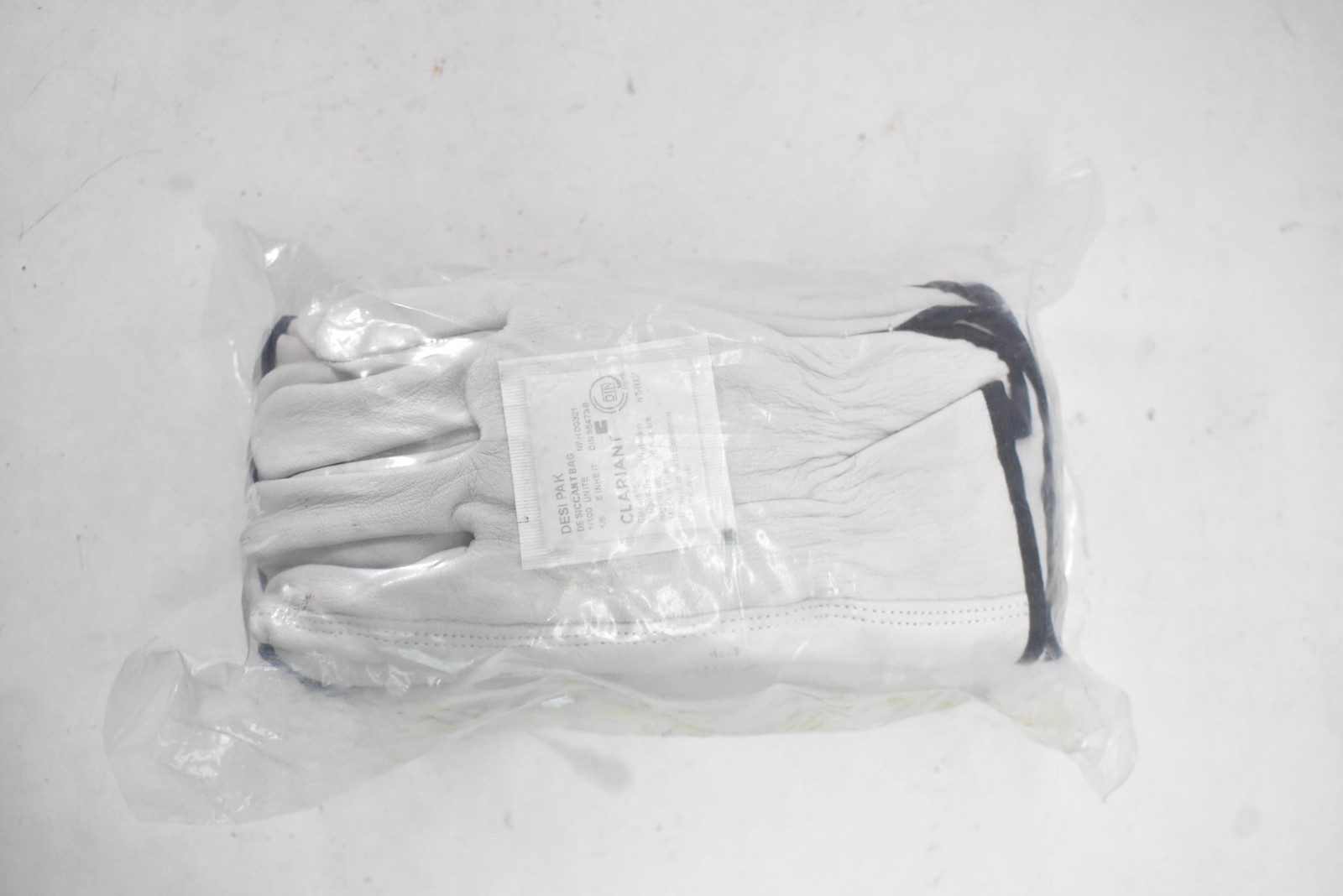 Industrial Leather Work Gloves White XL 12 Pairs 100% Leather Style 71-3618/XL