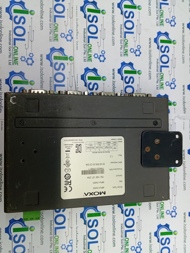 Moxa NPort 5450 Rev 1.2 Serial Device Server 1201054501011 4-Port RS-232/422/485