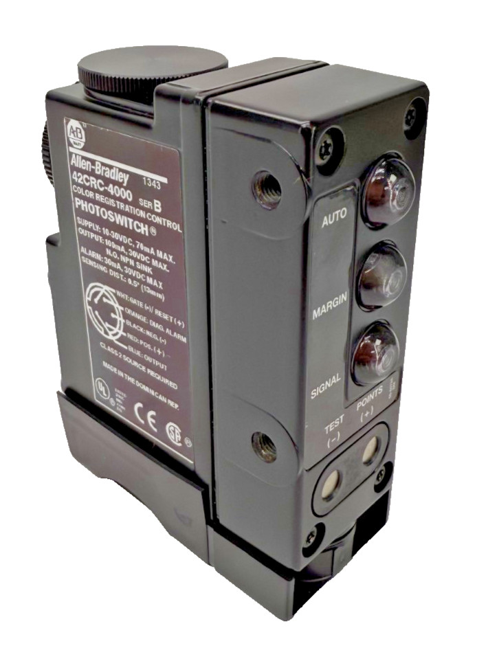Allen Bradley 42CRC-4000 /B Color Registration Control PhotoSwitch, 10-30 VDC