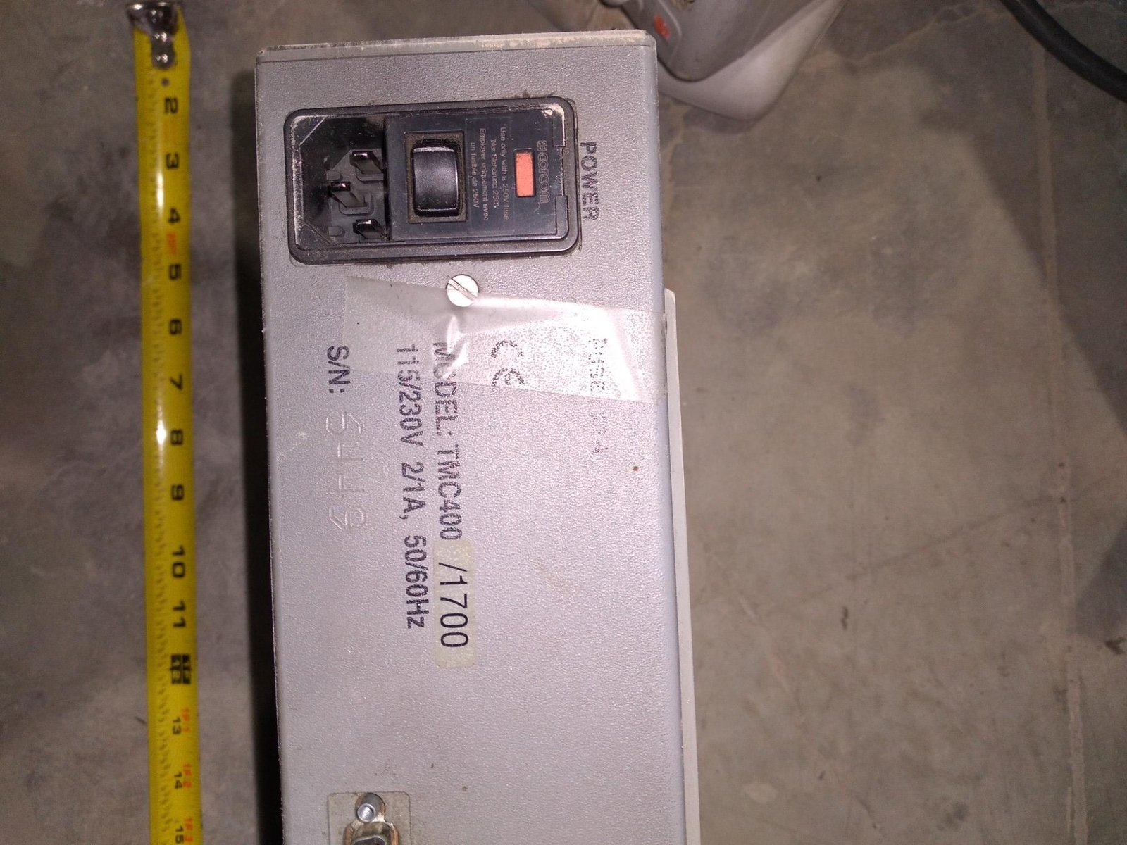 TELESIS TECHNOLOGIES TMC400/1700 115/230V 2/1A 50/60HZ