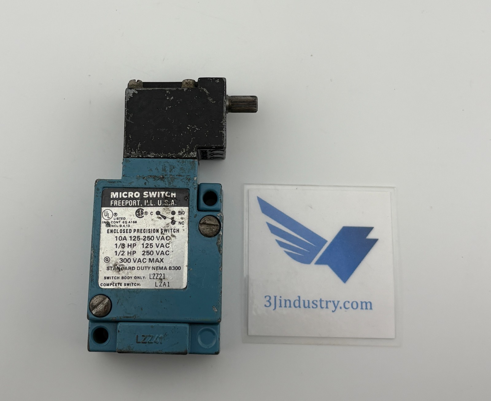 LZA1 Limit Switch Sensors & Switches, LZ ENCLOSED, SPDT, SIDE ROTARY, 1 POLE