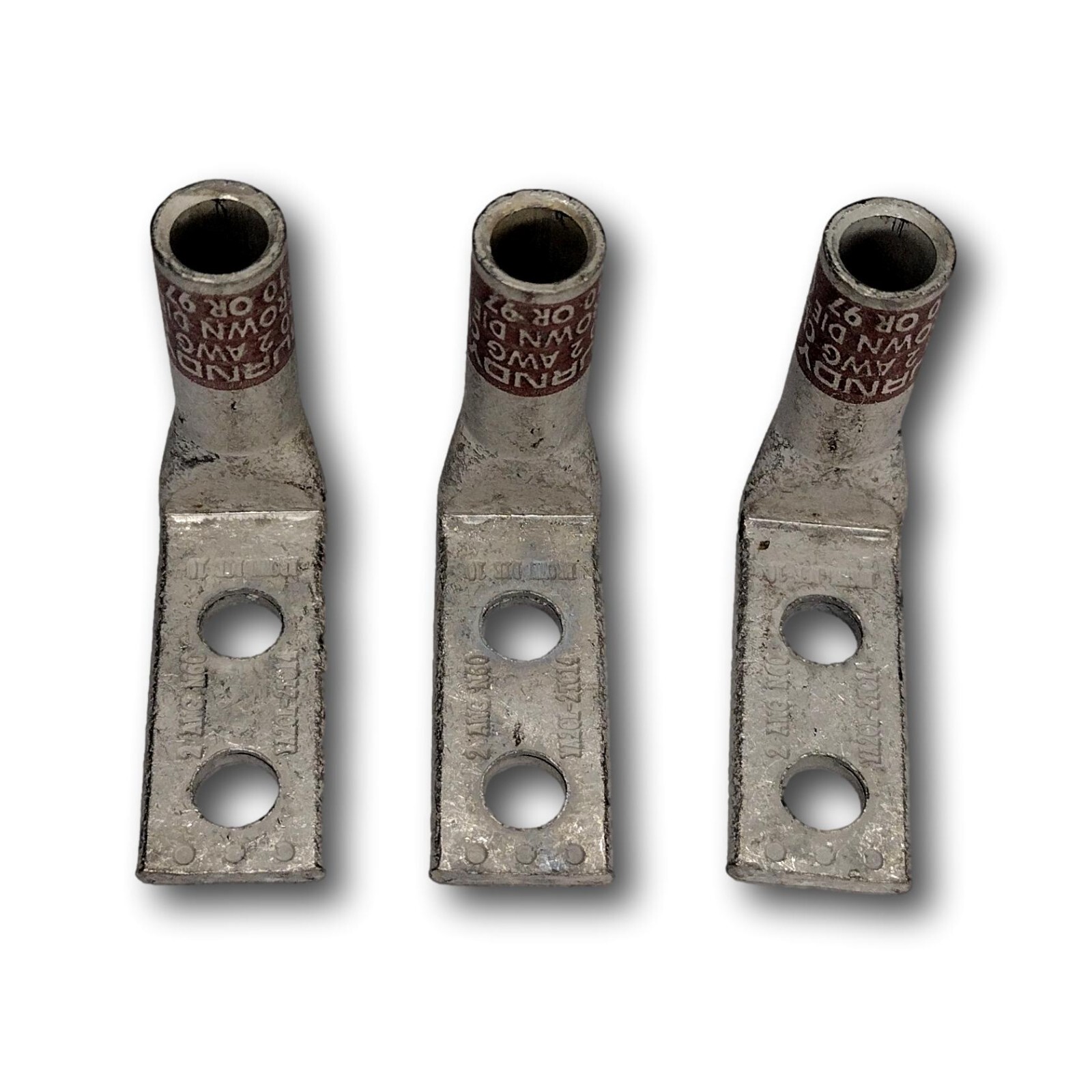 Burndy N60 2 AWG Brown Crimp Connectors (10 or 97)