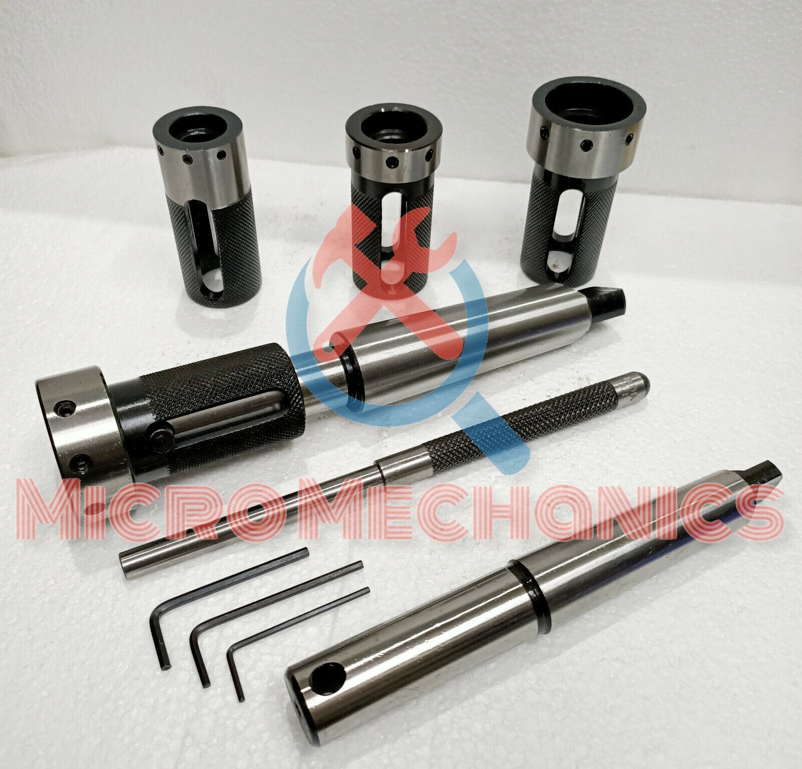 Lathe Tailstock Die Holder Set Of 4 Floating Type MT4 & MT3 Shank -Imperial Dies