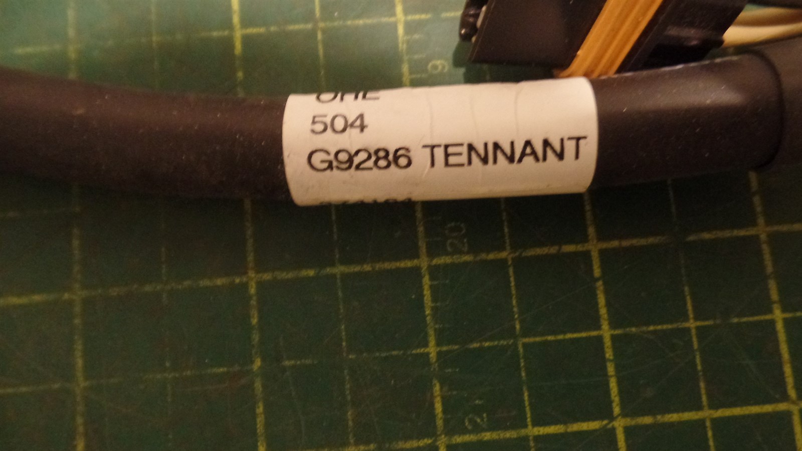 GENUINE TENNANT NOBLES PARTS 374164 CORD ASSEMBLY, 12GAUGE, G9286, NIB, N.O.S