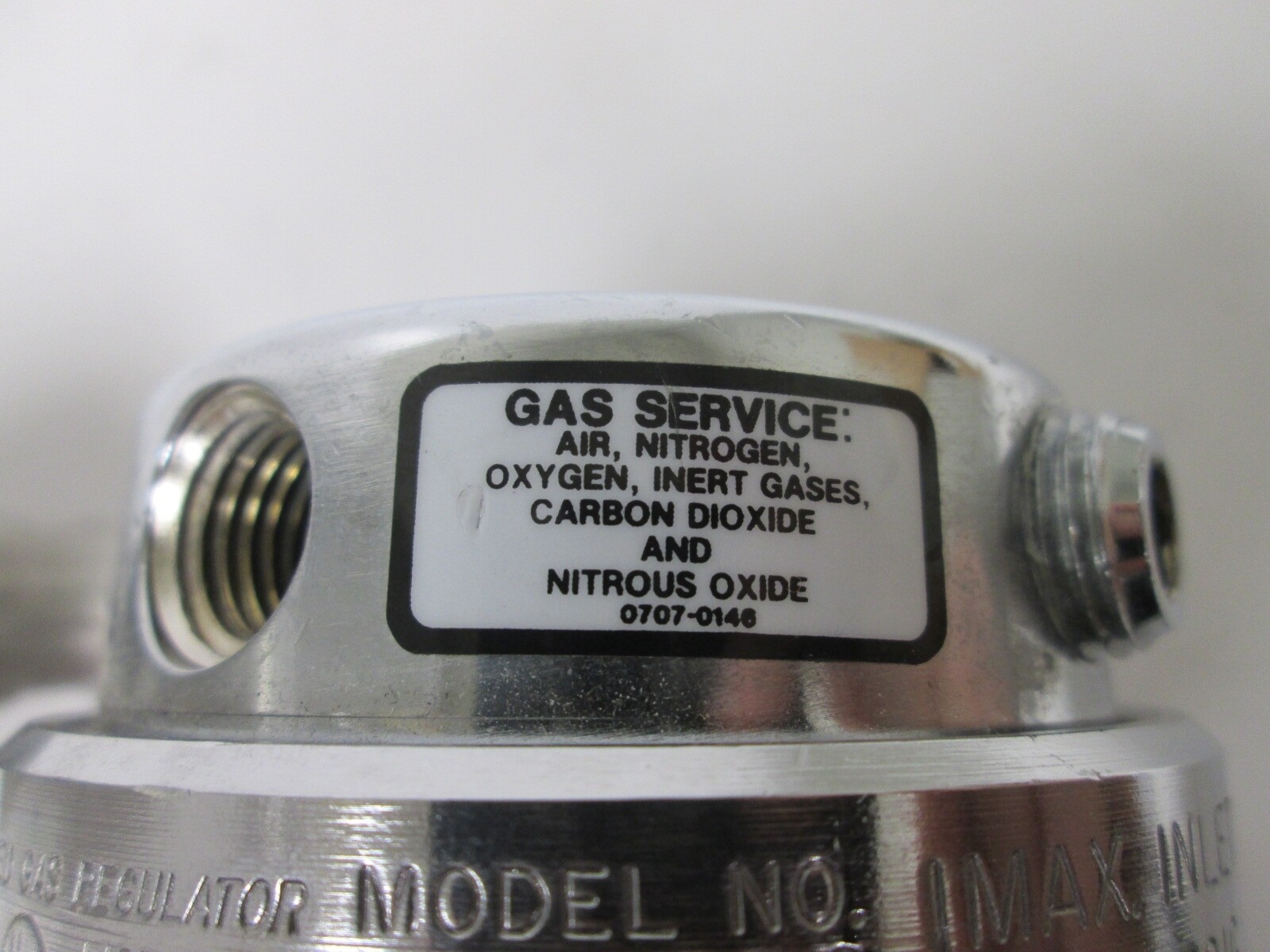 OSC HPL270C High Purity Compressed Gas Regulator, Max Inlet Pressure 350psig