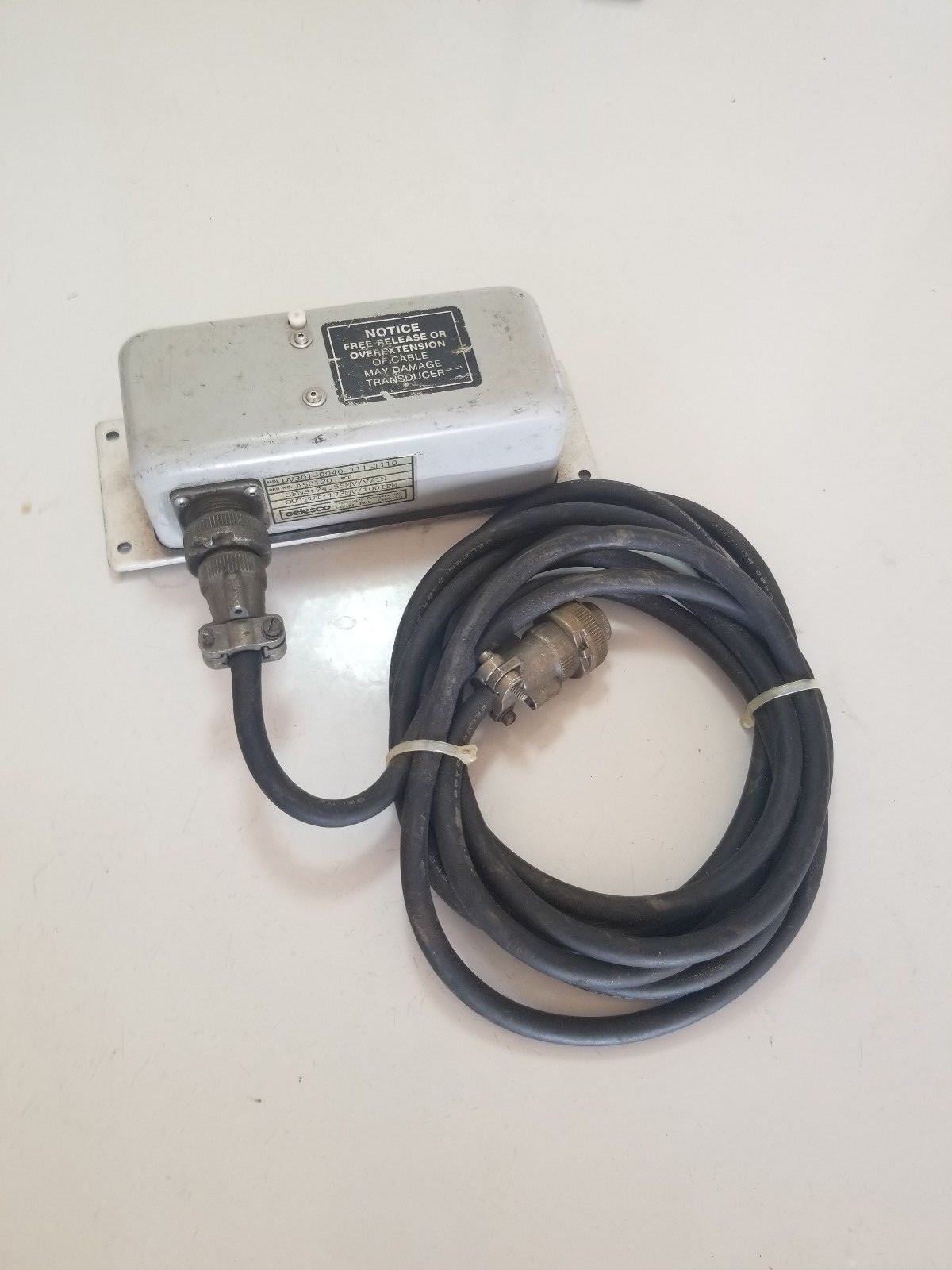 Celesco Cable-Extension Position Transducer, DV301-0040-111-1110