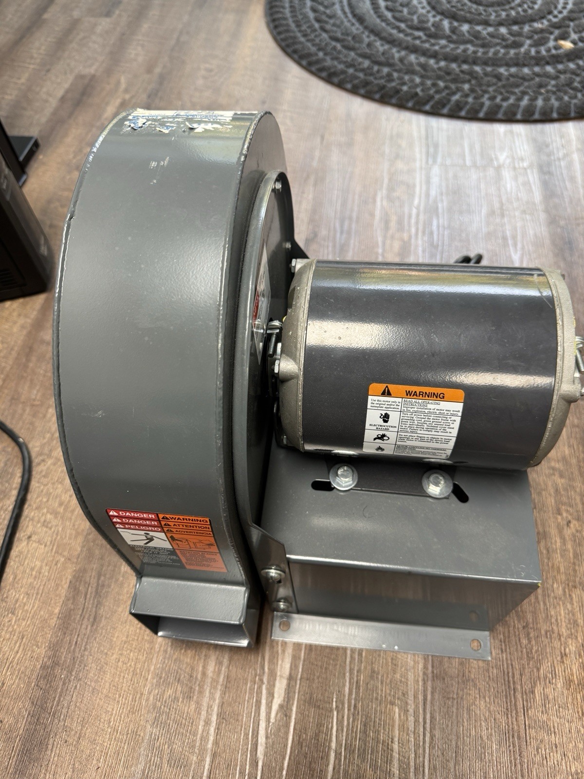 Dayton Power Tool Motor 2C820 Industrial High Pressure Blower 5K586B Motor 1/3Hp