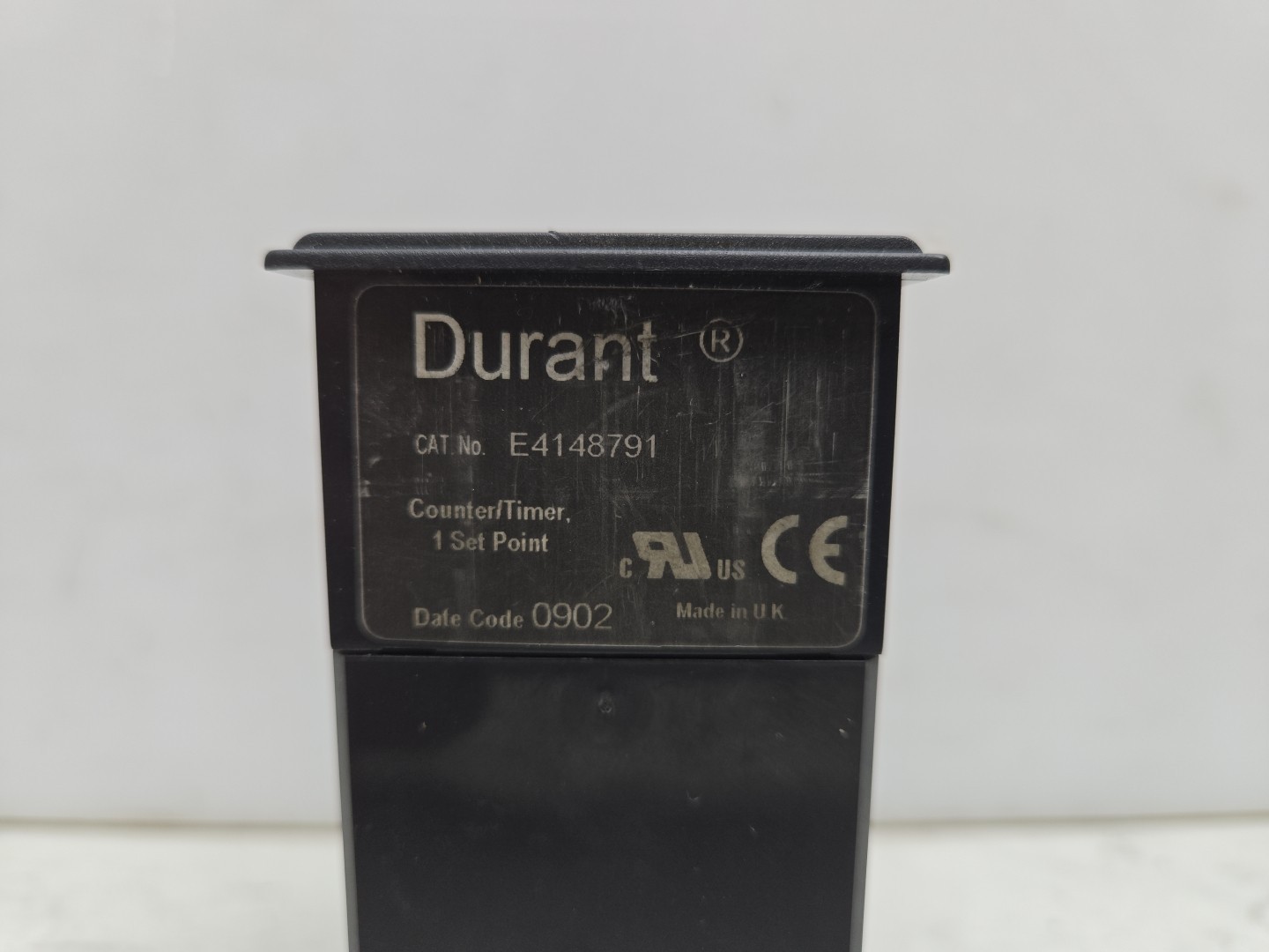 Durant E4148791 Counter Timer 5A 250V 50/60HZ 1 Set Point 1/6Hp 250Vac Used