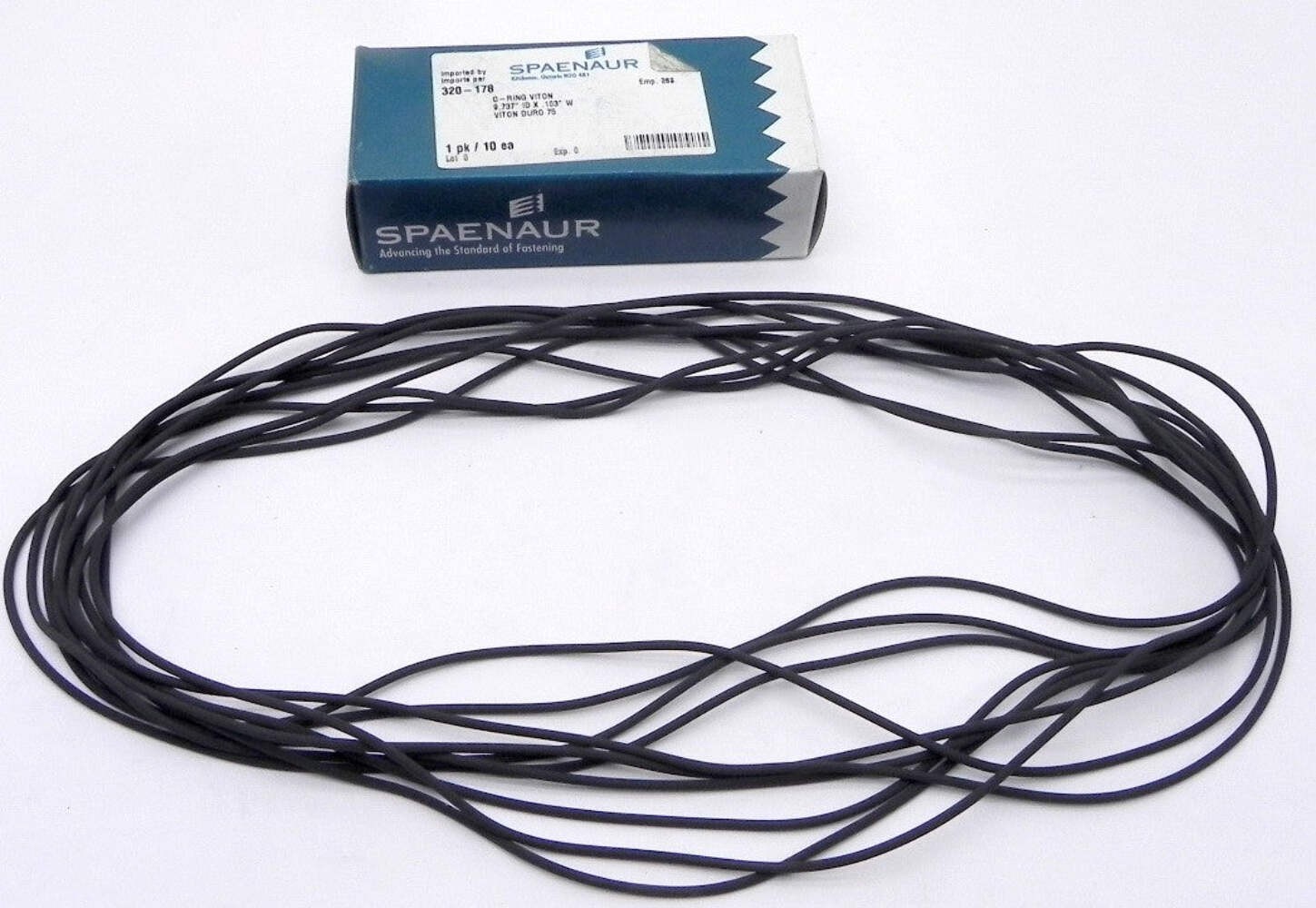 Spaenaur O Ring Viton 75 Duro Black 320-178 (10 Pcs)