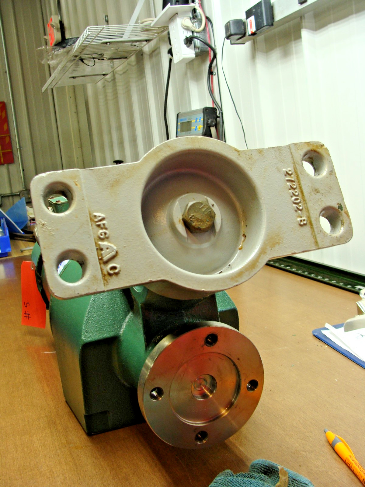 BALDOR X5P75 LIGHTNIN SPXFLOW MOTOR 3/4 HP 208-230/460 1725 RPM