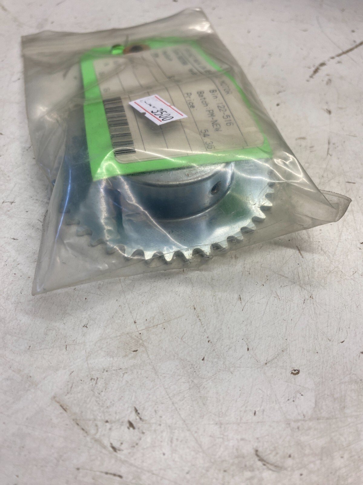 Kwik-lok Bag Closure 08-001141 gear drive wheel Motor Sprocket
