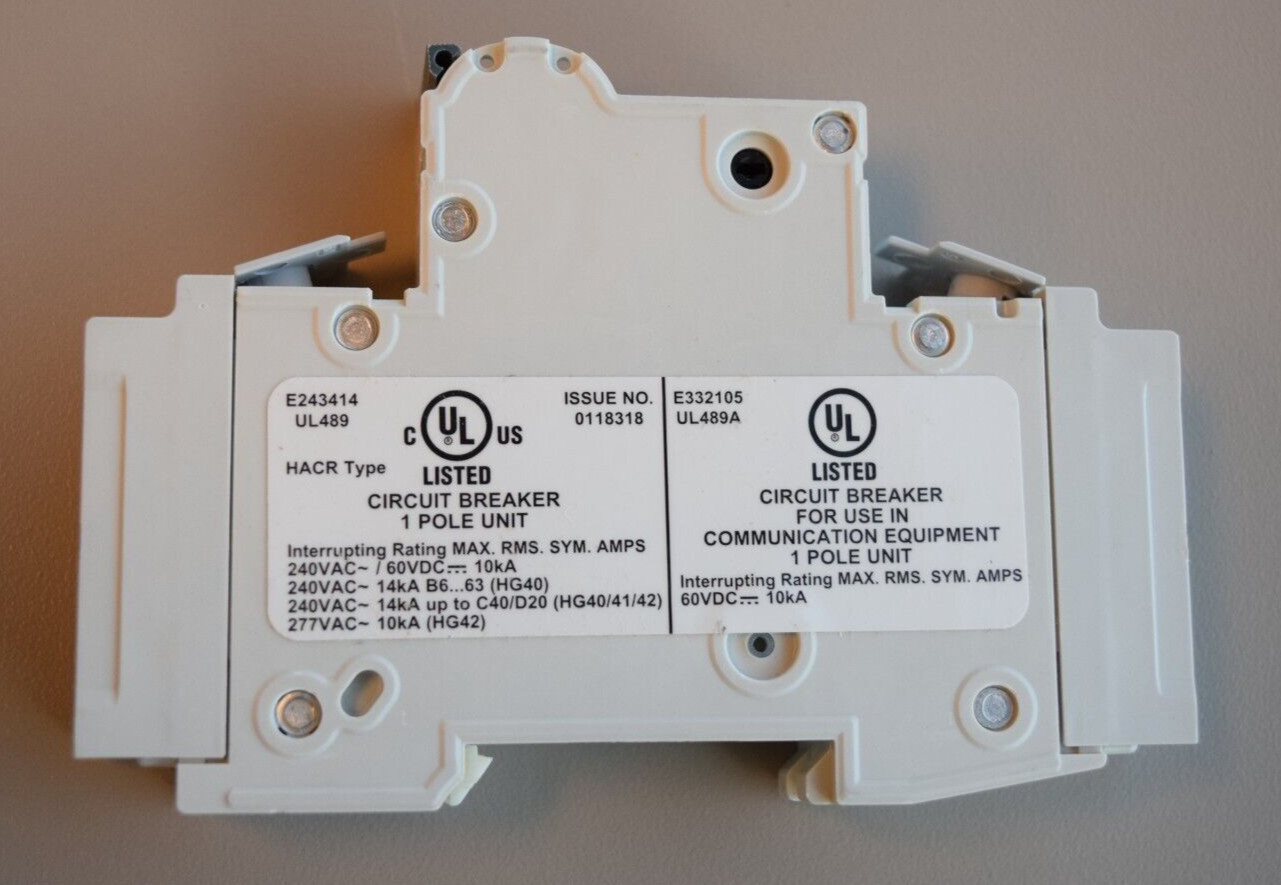 SIEMENS 5SJ4120-7HG41 CIRCUIT BREAKER