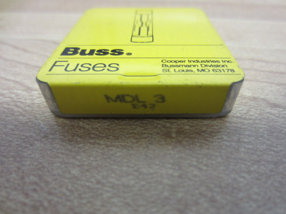 Buss MDL-3 Bussmann Fuse Cross Ref 4XH61 3AG-SB Wirewound Element (Pack of 10)