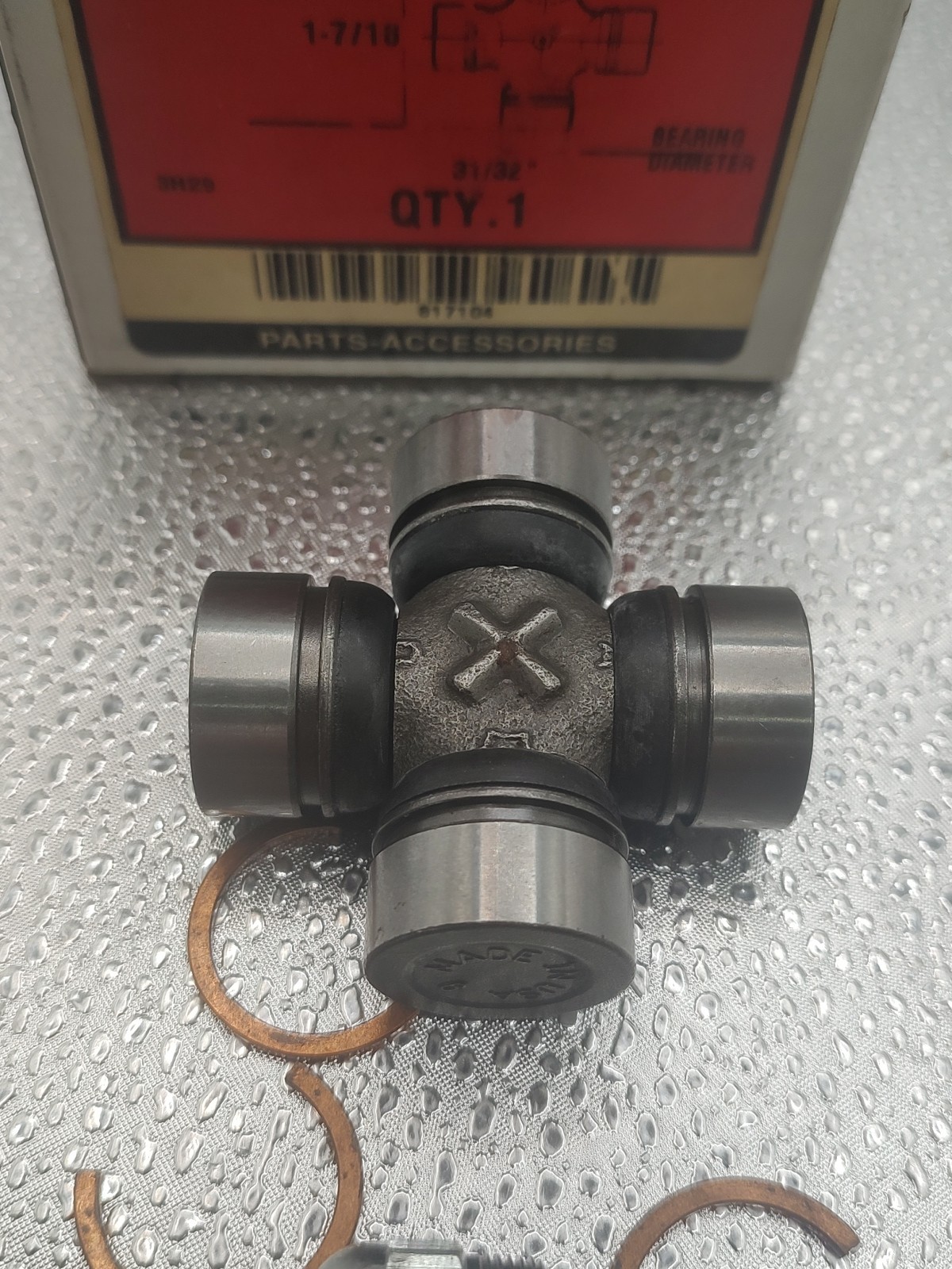 NEW Tisco CBA-N6-K Cross & Bearing Kit External Snap Ring Type