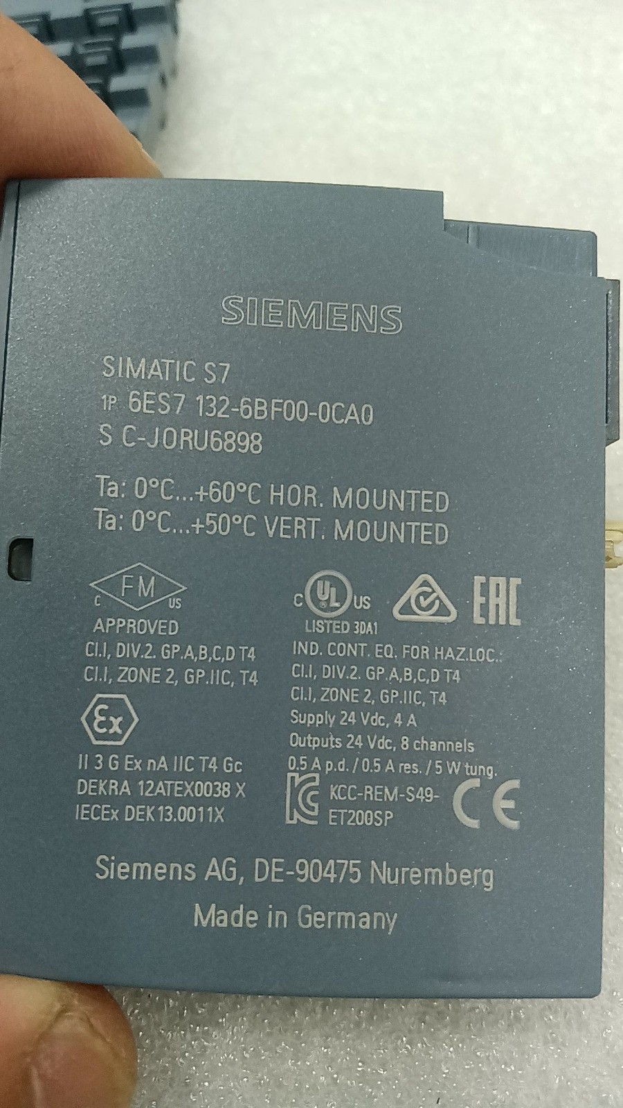 one Siemens 6ES7 132-6BF00-0CA0 NEW Accept counteroffer