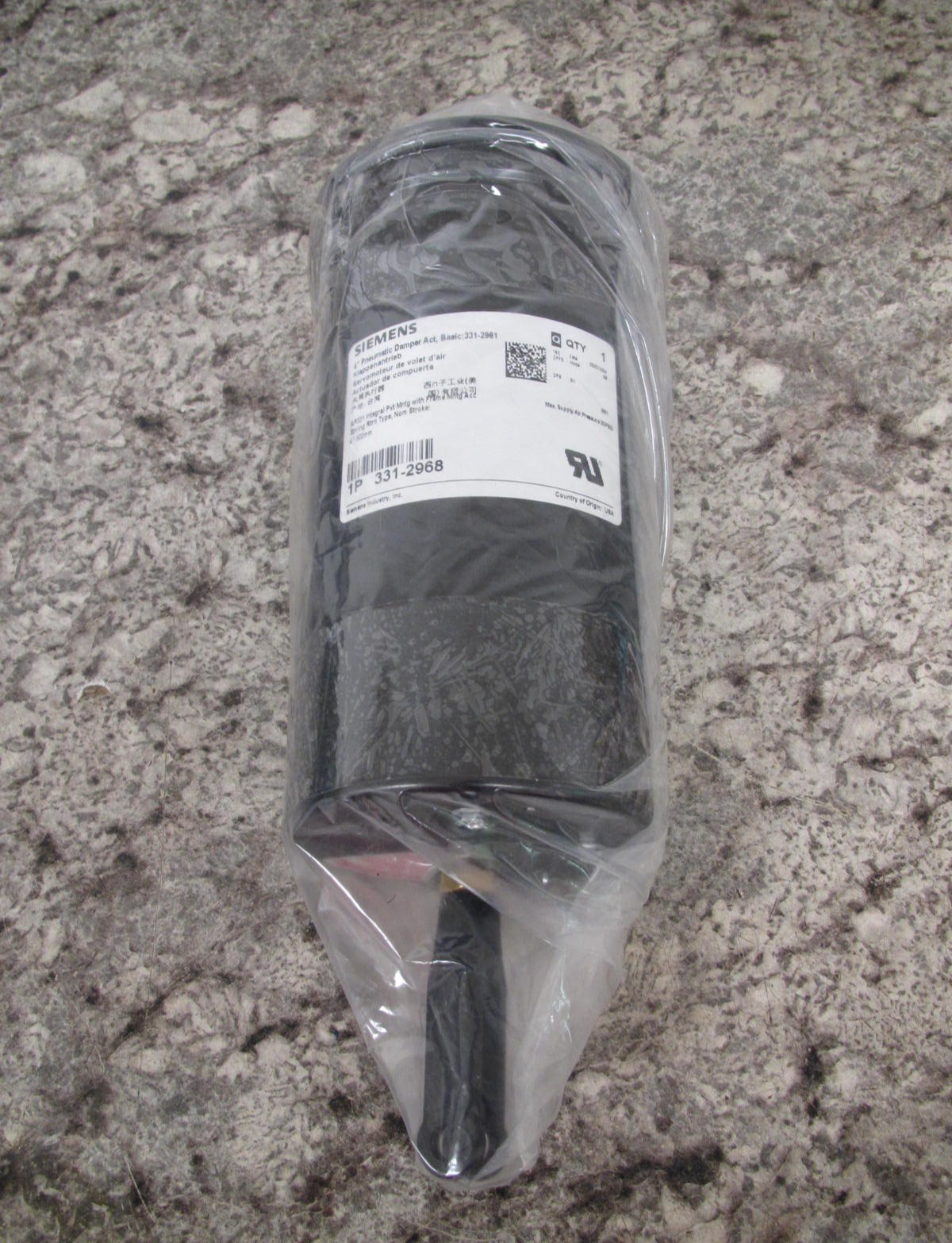 New Siemens 331-2968 SR 4″-102mm Pneumatic Damper Actuator Free Shipping