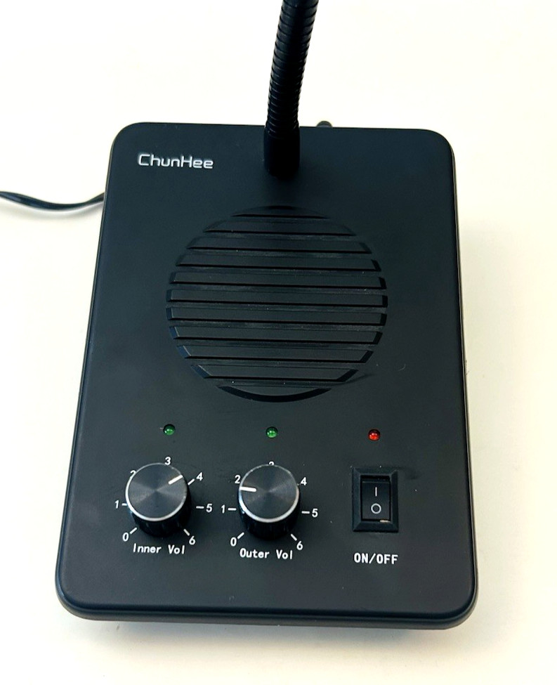 ChunHee Intercom Dual-Way Anti-Interference Microphone w/ Charger