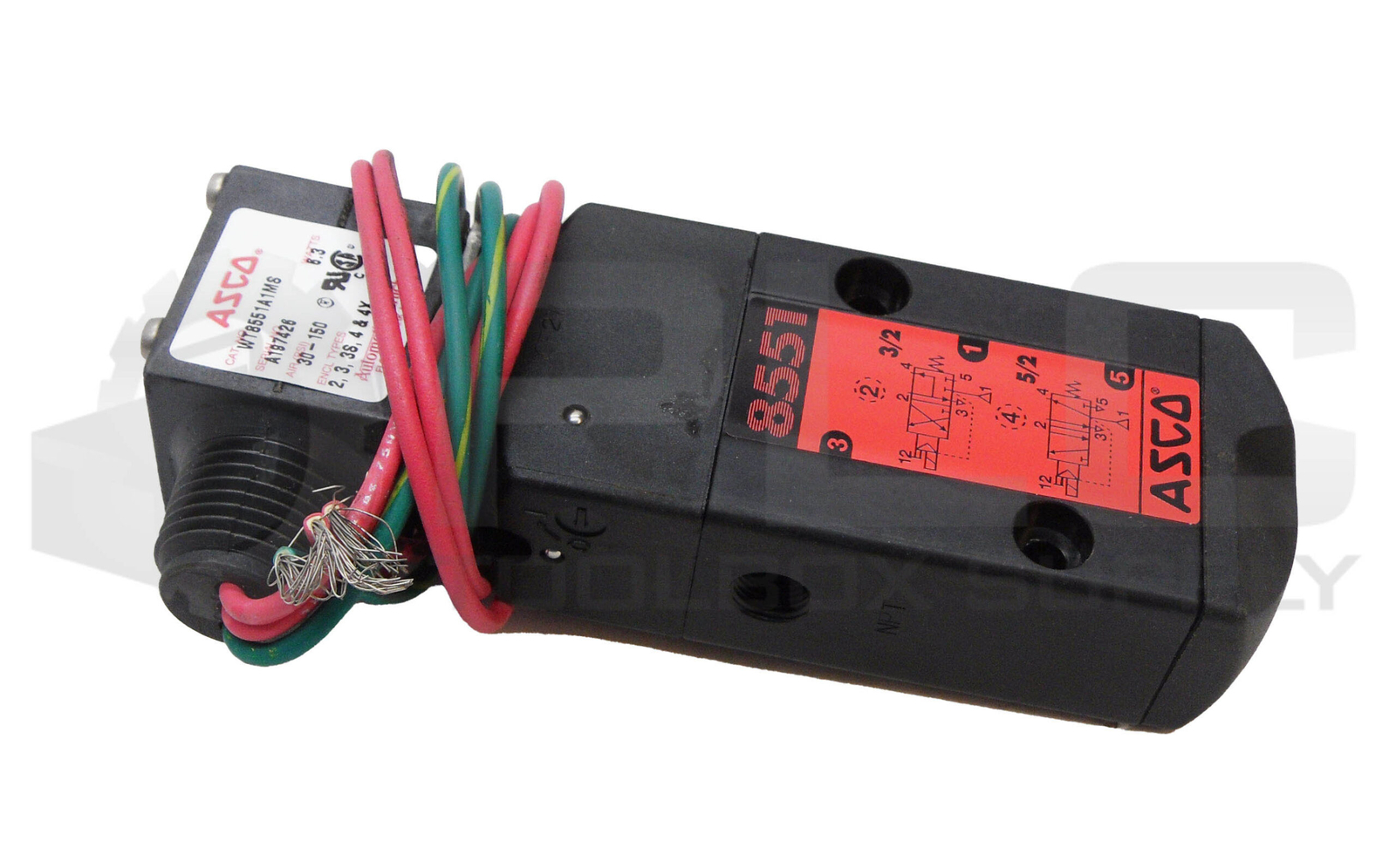 NEW ASCO WT8551A1MS SOLENOID VALVE 30-150PSIG 8551 266-763-902D MP-C-113 AD4