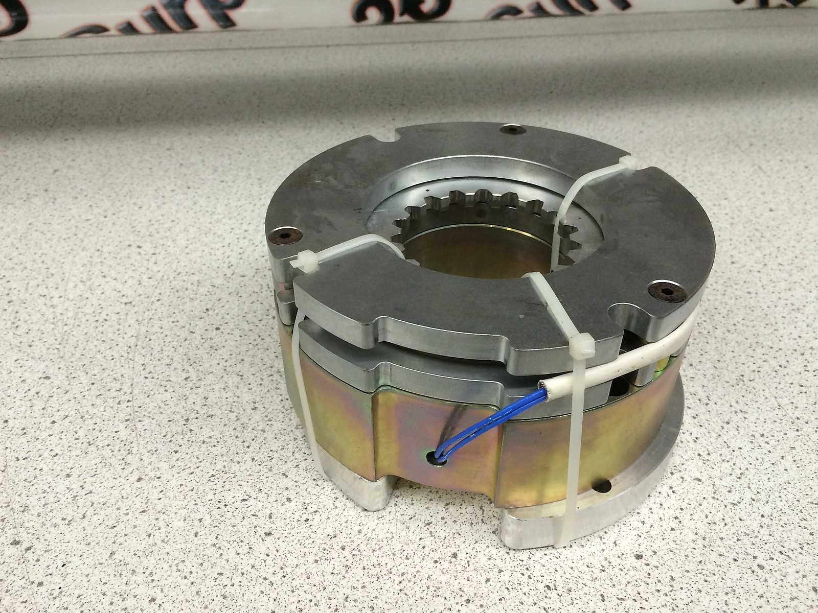 Inertia Dynamics SAB 1825 Spring Applied Brake 3 1/4 Center Diameter 7 1/8 Width