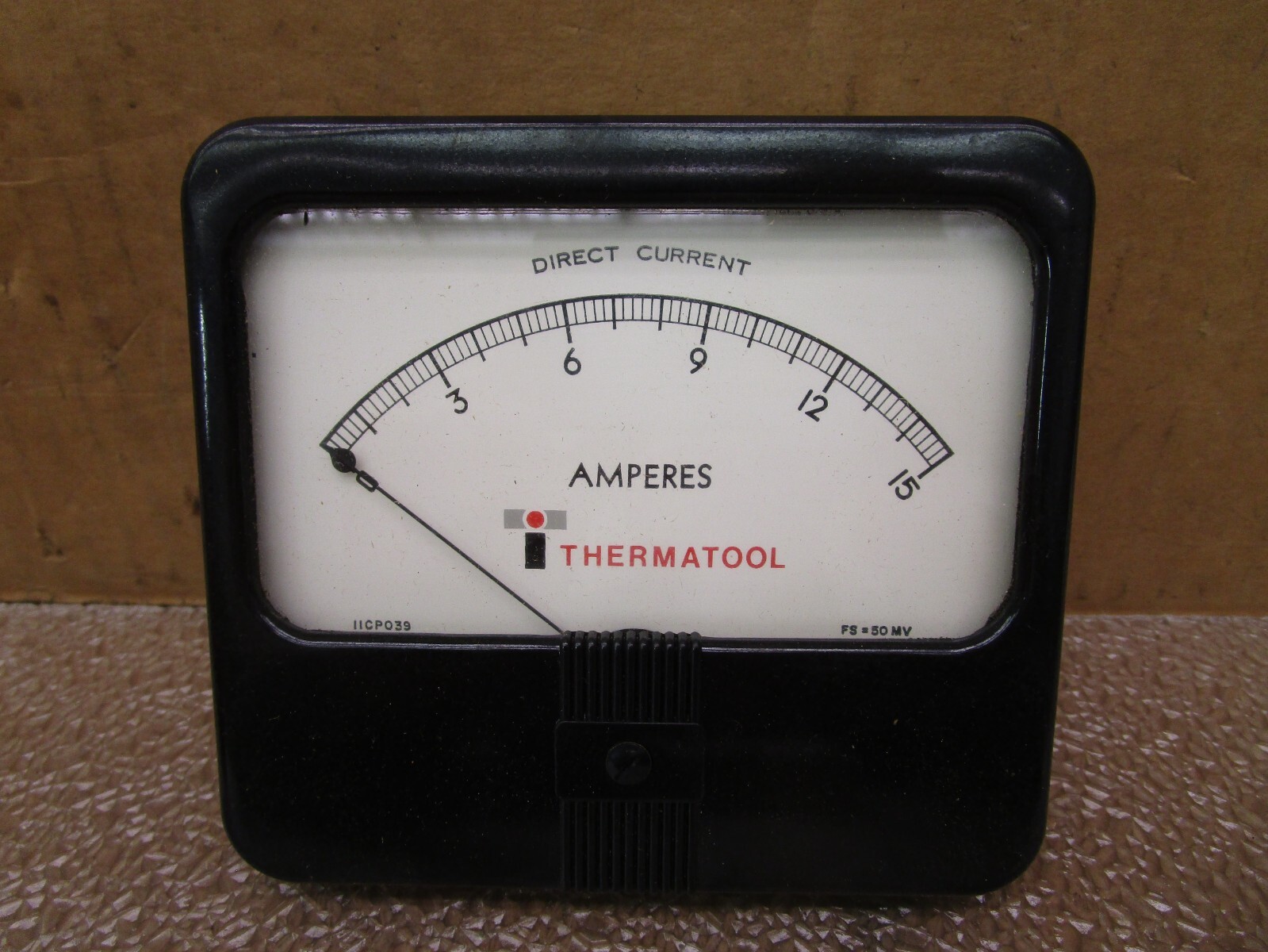 New Open Box Simpson 0~15 Amperes DC Amp Meter Thermatool 51773HM