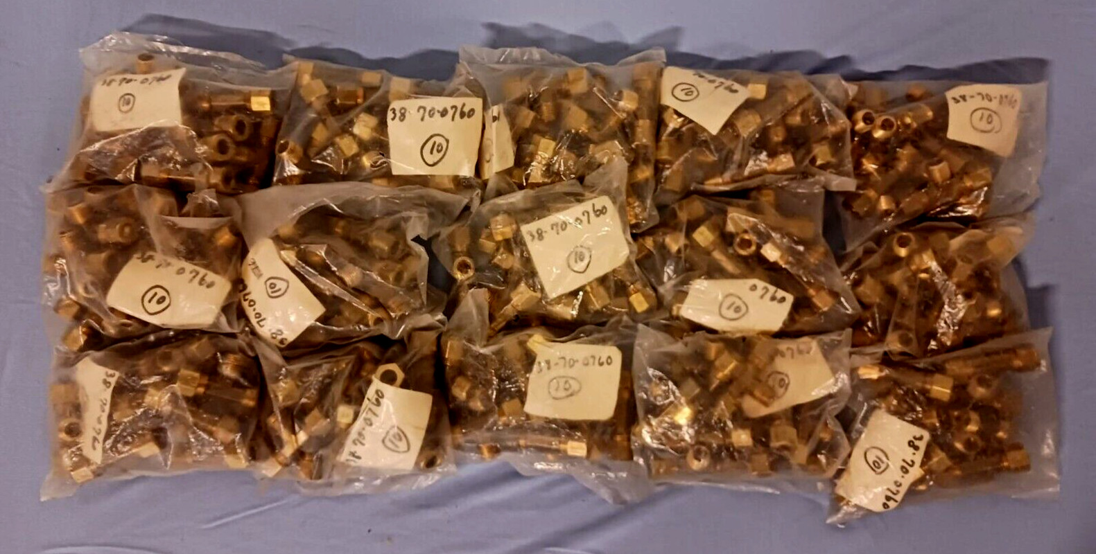 150 PC – NEW – Solid Brass Compression Branch Tee Male Elbow Pipe Fittings