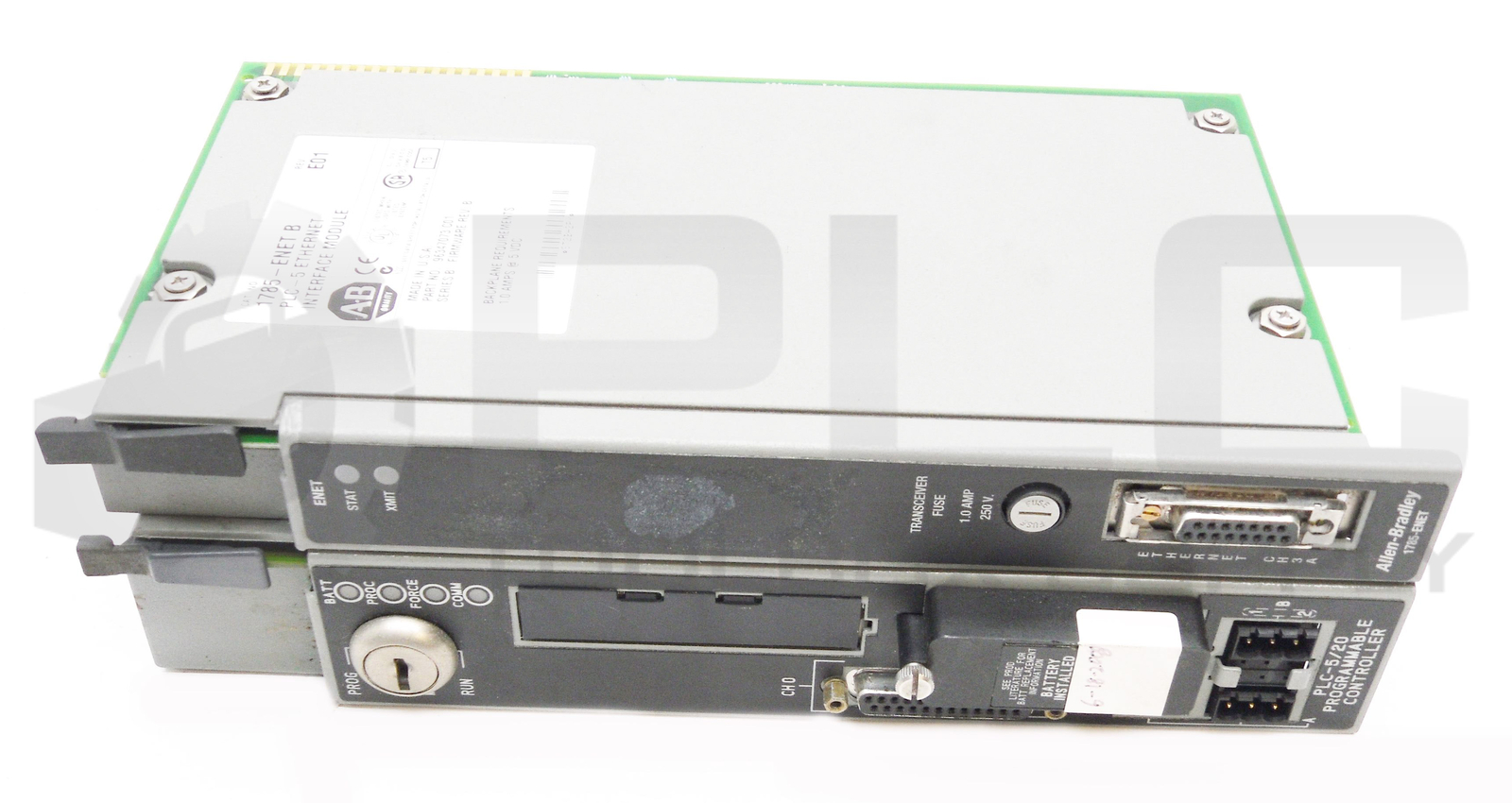 ALLEN BRADLEY 1785-L20B /C PLC-5/20 PROCESSOR MODULE W/ 1785-ENET /B *READ*