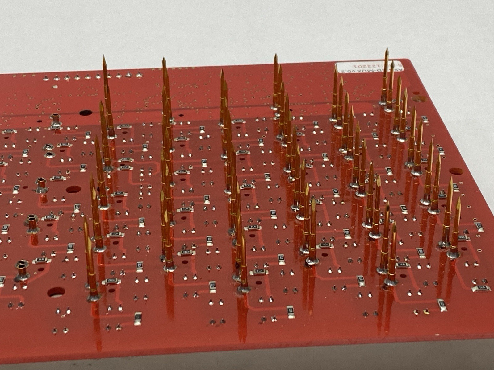 Steckerseite AKA-BD-MUX Probe Board