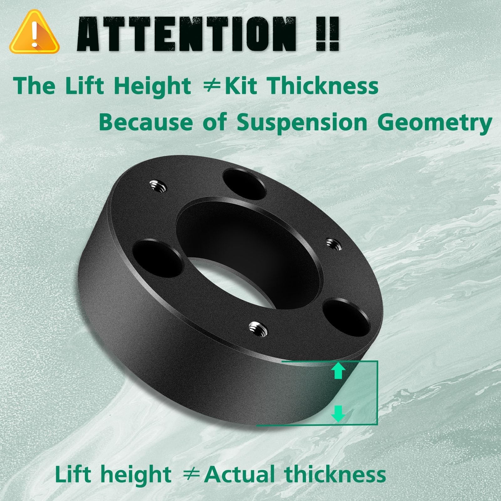 SCITOO Lifts 3 inch Front and 1.5 inch Rear Suspension Strut Spacers for Niss…