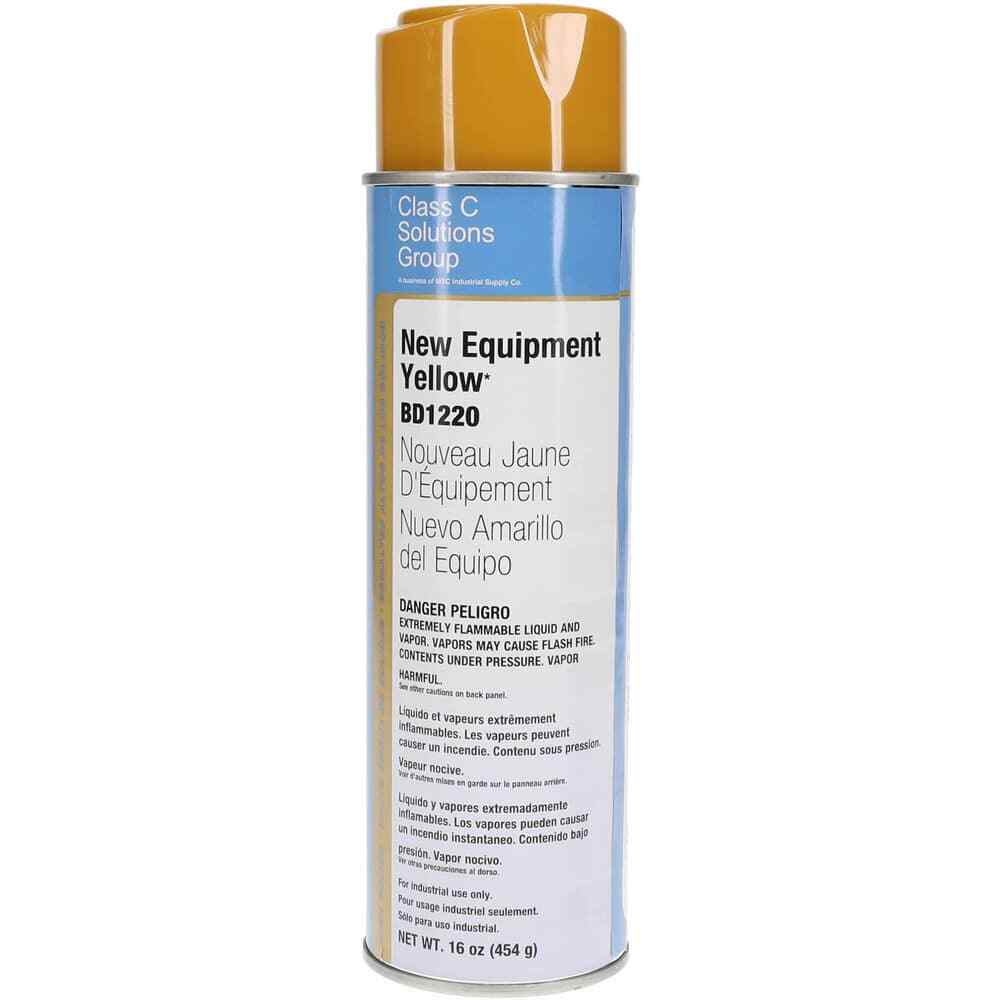 Made in USA BD1220-1 Striping Spray Paint: Equipment Yellow