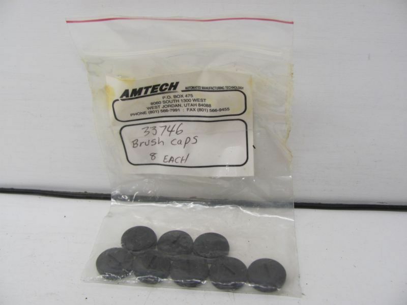 LOT OF 8 AMTECH BRUSH CAPS 33746 NEW!!