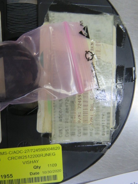 VISHAY CRCW2512200RJNEG Qty of 250 per Lot RES 2512 200 1W 5% 200PPM SM ROHS