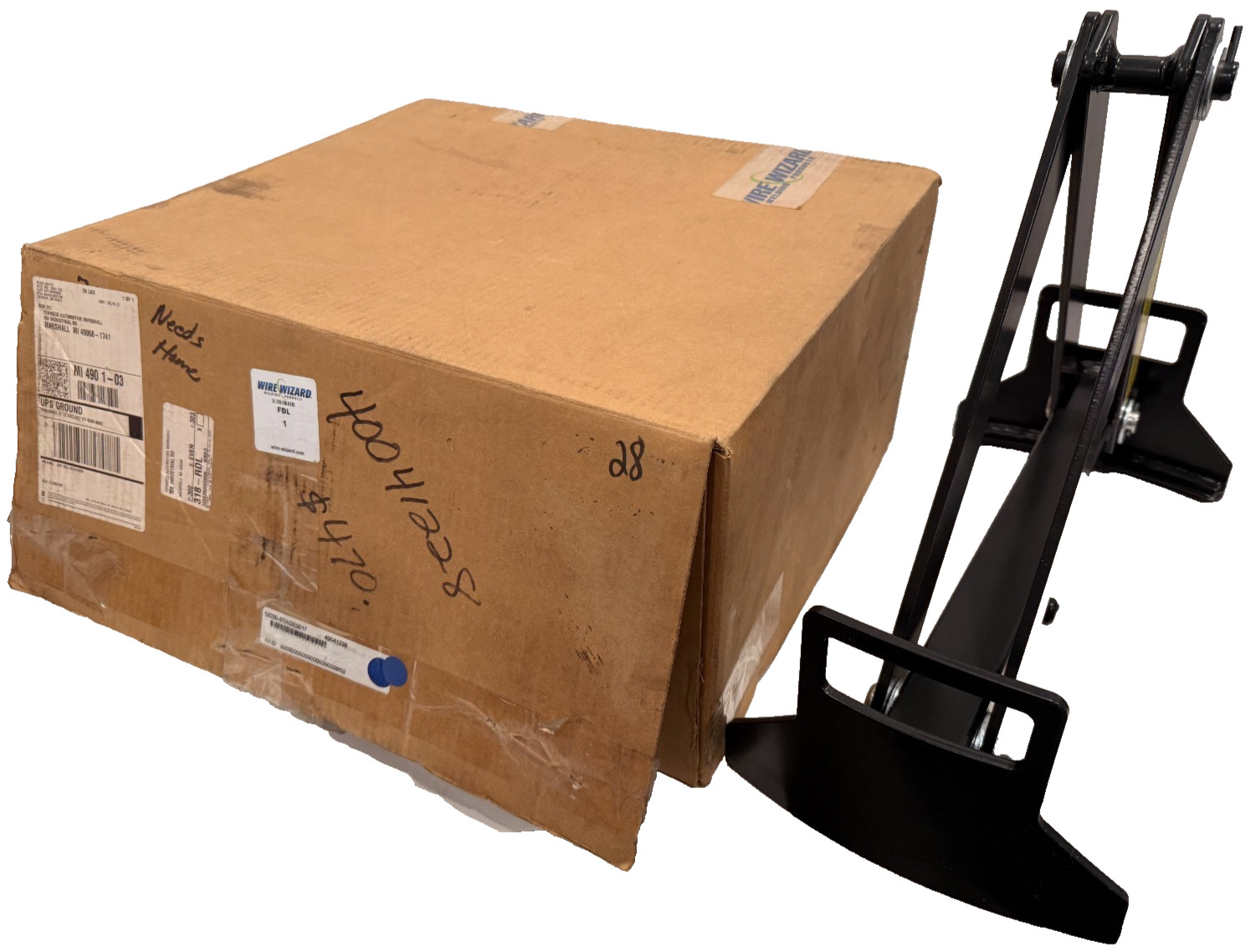 NEW WIRE WIZARD FDL 1 FORKLIFT DRUM LIFTER FDL1