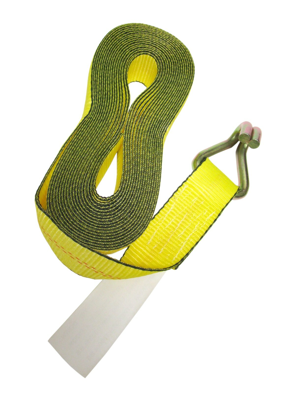 2″ x 30′ Ratchet Tie-Down Strap with J-Hooks, WLL 3,335 lbs Trailer, ATV, Auto