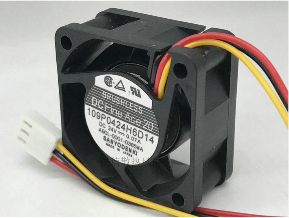 Sanyo SanAce20 109P0424H6D14 DC24V 0.07A 4020 40mm inverter fan