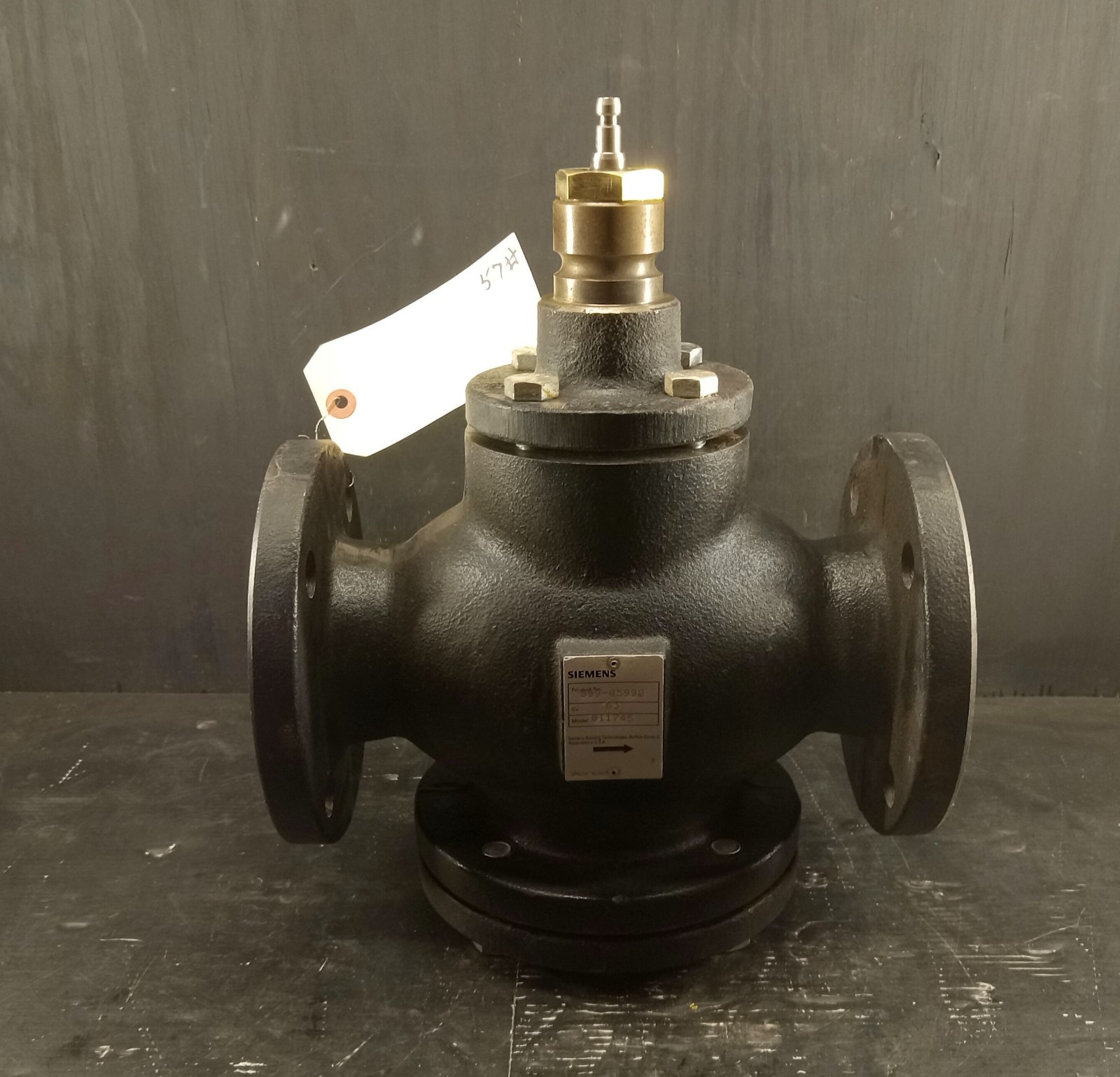 1 NEW SIEMENS 599-05990 2-1/2” FLOWRITE VALVE ***MAKE OFFER***