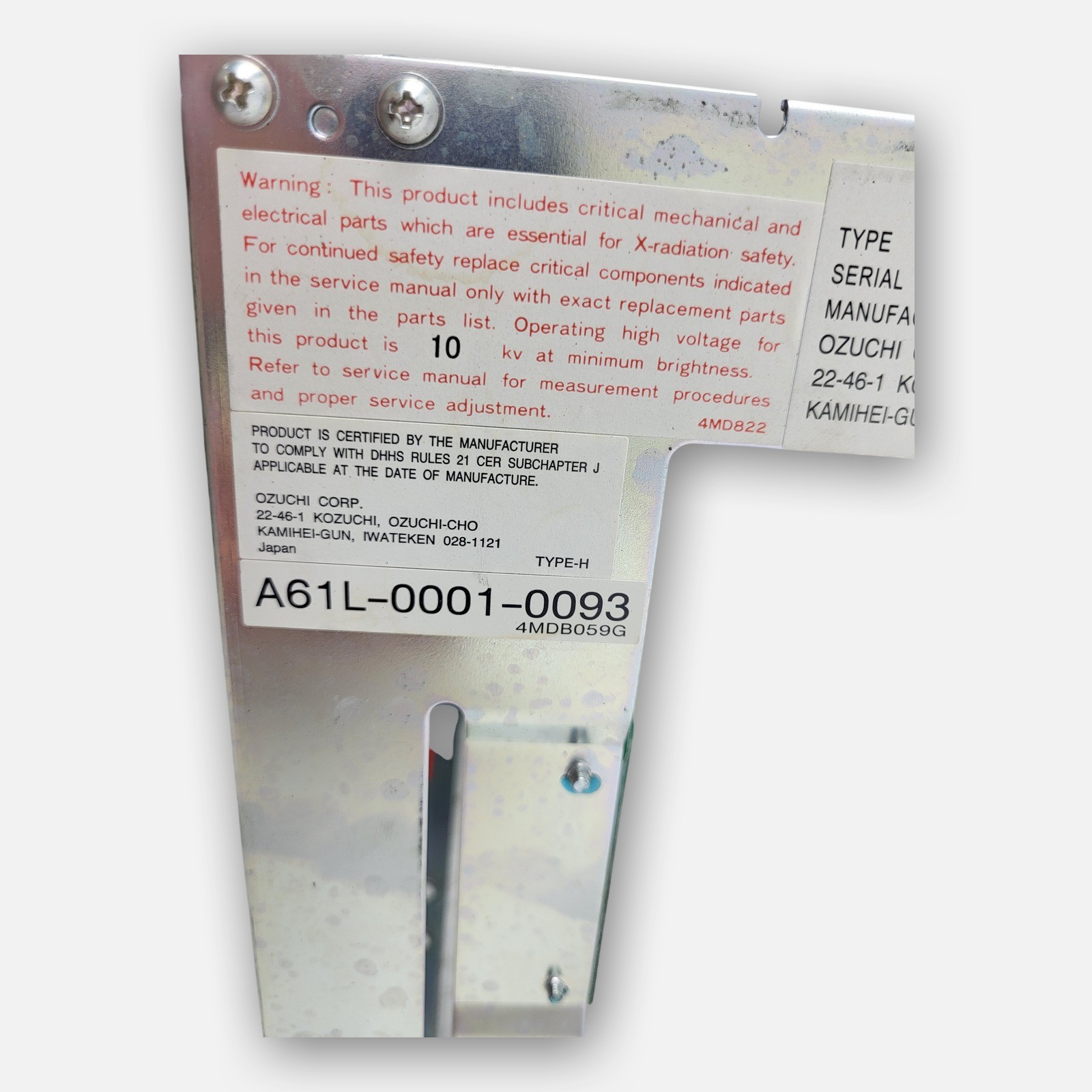 FANUC A02B-0091-C042 OPERATOR INTERFACE A61L-0001-0093, D9MM-11E *READ*