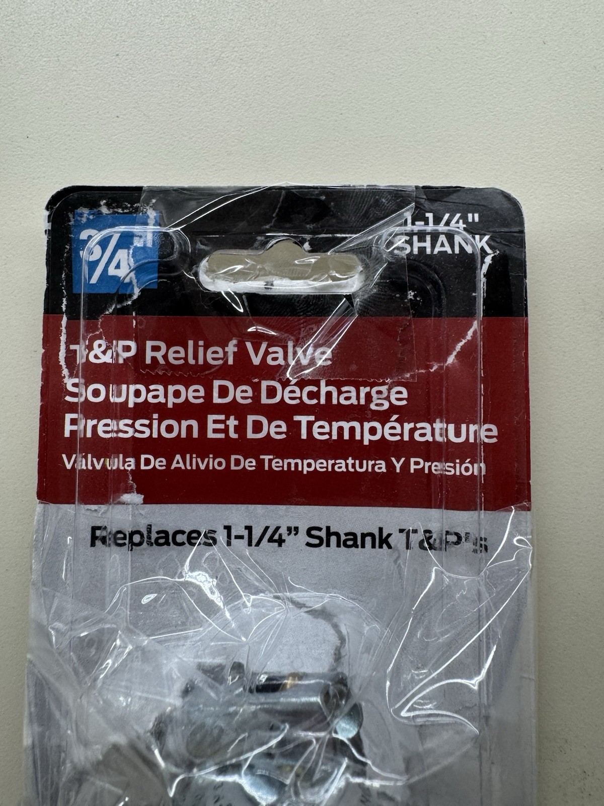 Cash Acme 3/4 in Bronze NCLX Temperature Pressure Relief Valve 1-1/4 in Shank