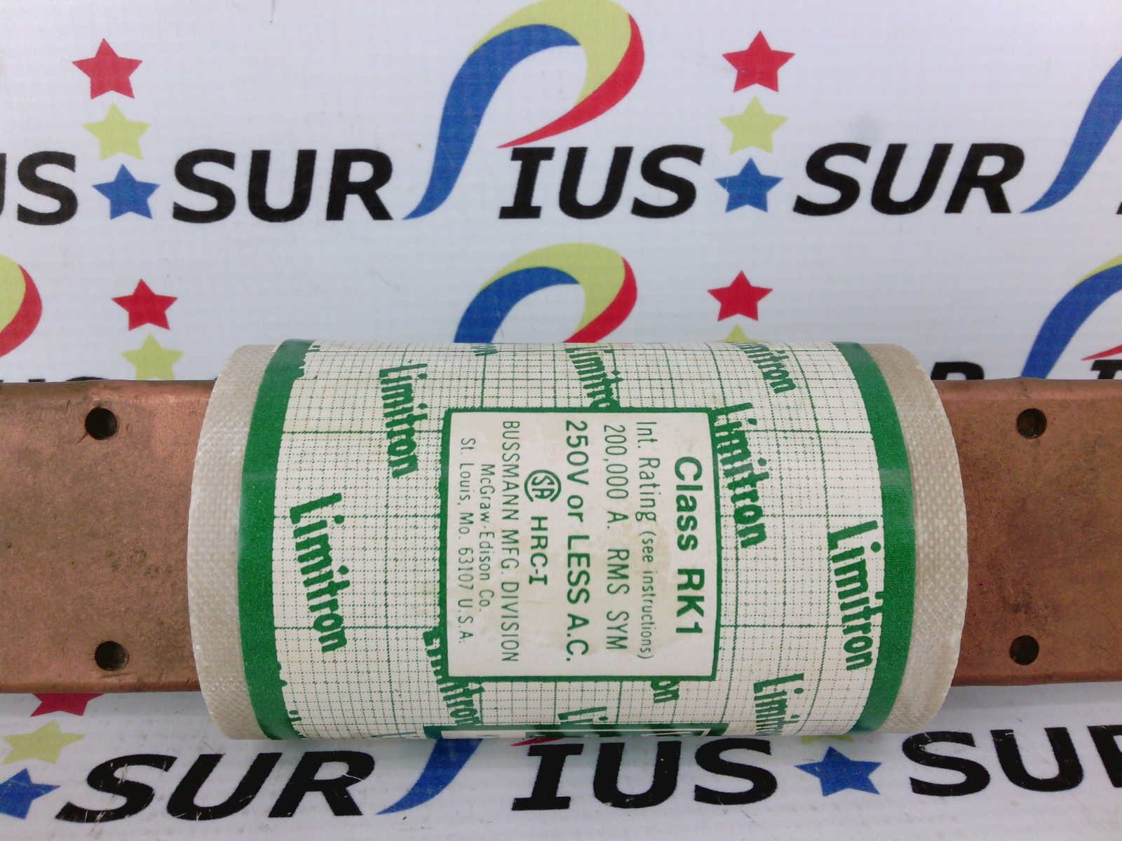 NSSP BUSSMANN LIMITRON KTN-R 400 AMP FUSE CLASS RK1 FAST ACTING 400A