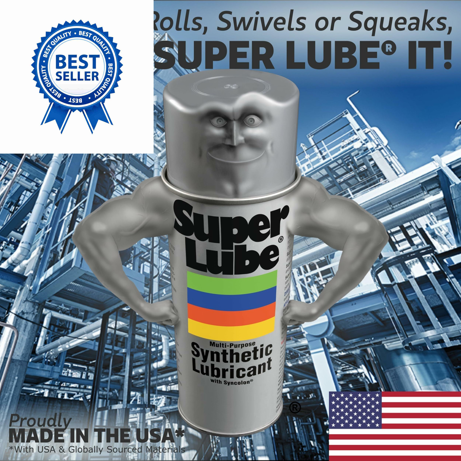 Super Lube Multi-Purpose Synthetic 3 oz Tube – Pack of 1, Translucent White