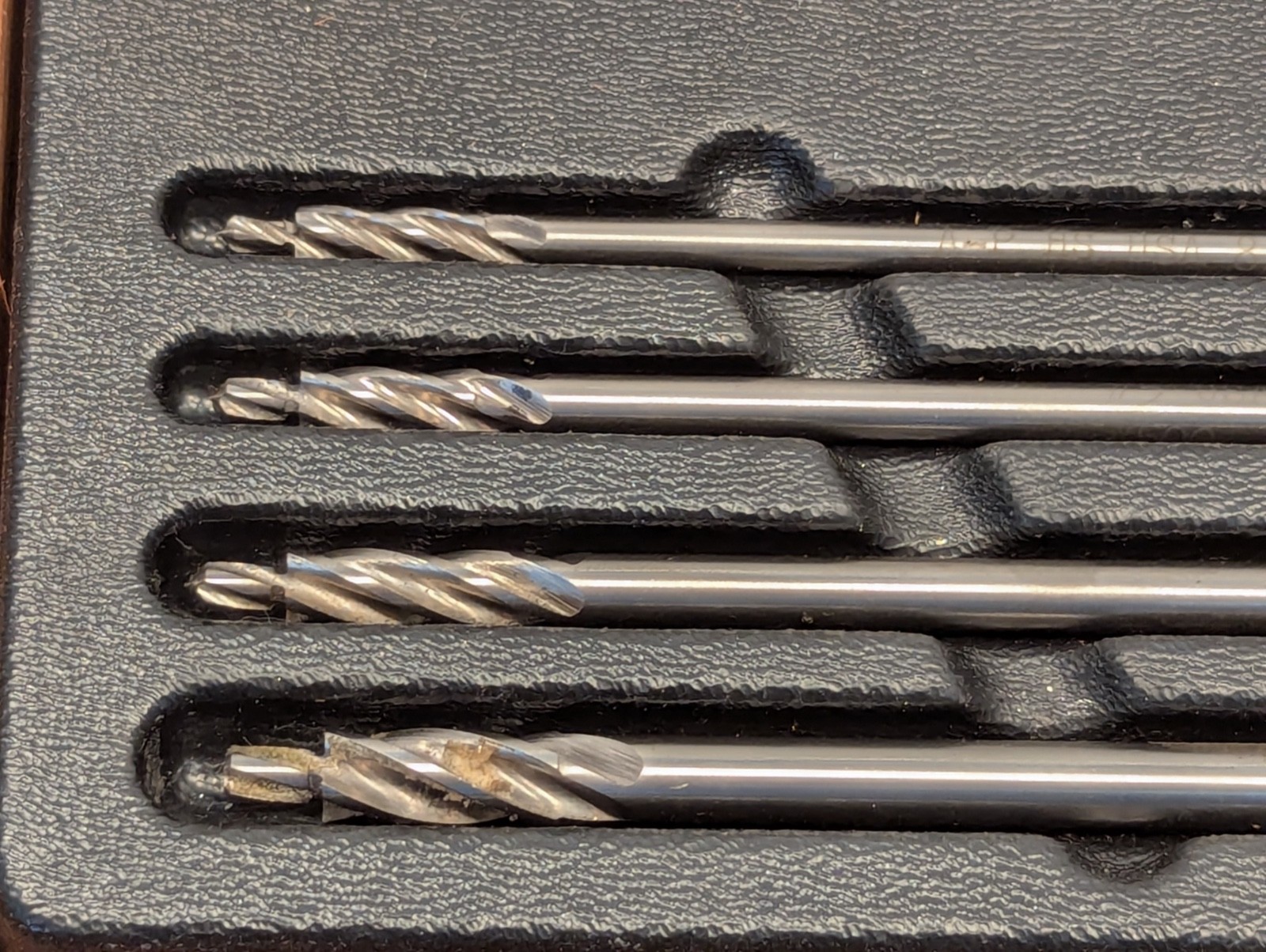 APT Alvord-Polk Series 500-S-10 Counterbore Set 10 Pc Complete w/ Case USA