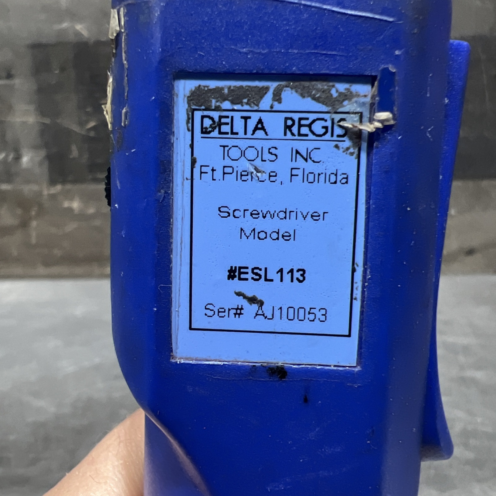 DELTA REGIS ESL113 Used Surplus