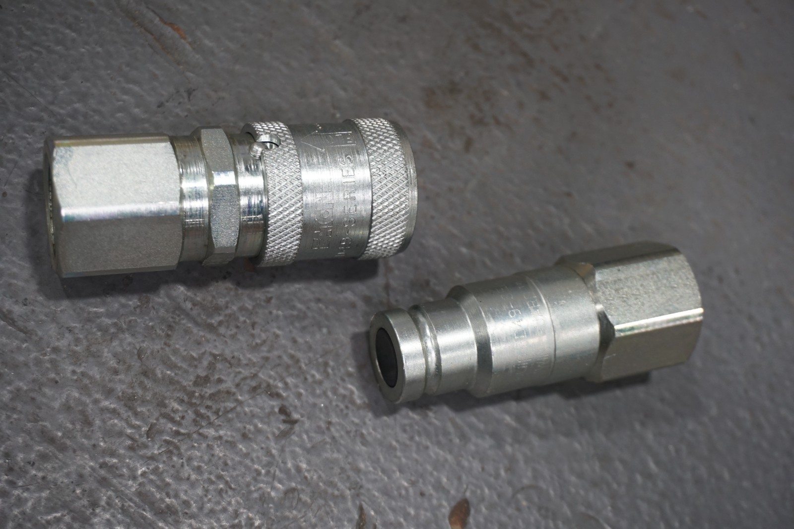 Aeroquip FD49-1000-08-06 Coupling Flush Face 3/8 Body Type 3/4-16, Free Shipping